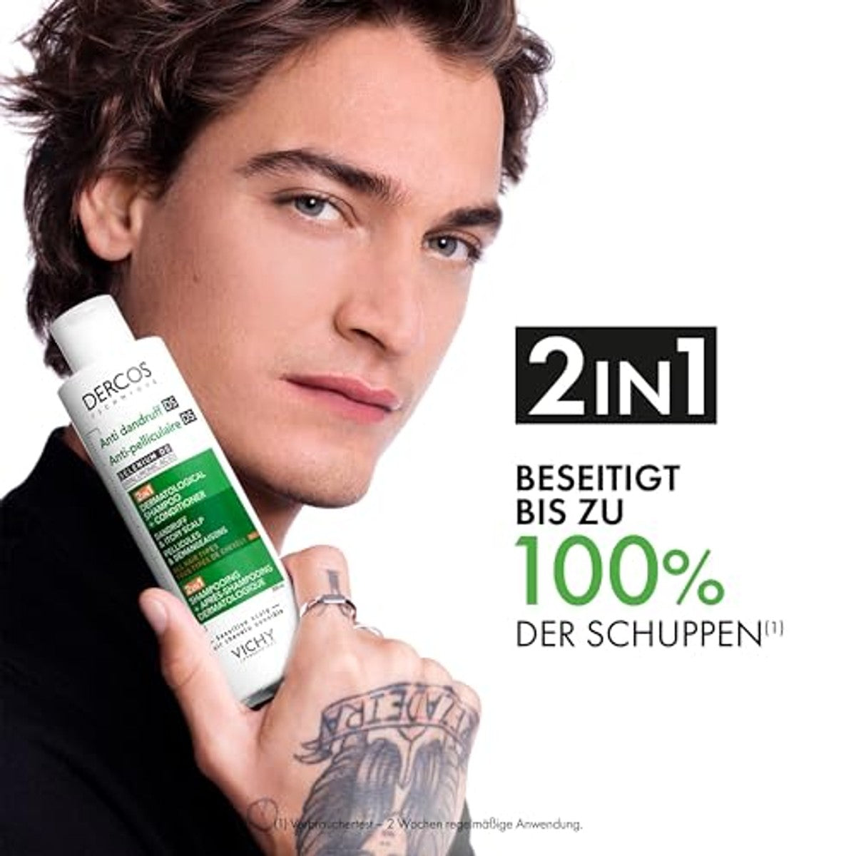 Vichy Dercos 2-in-1 Anti-roos Shampoo en Verzorgende Conditioner 390 ml - 3-pack