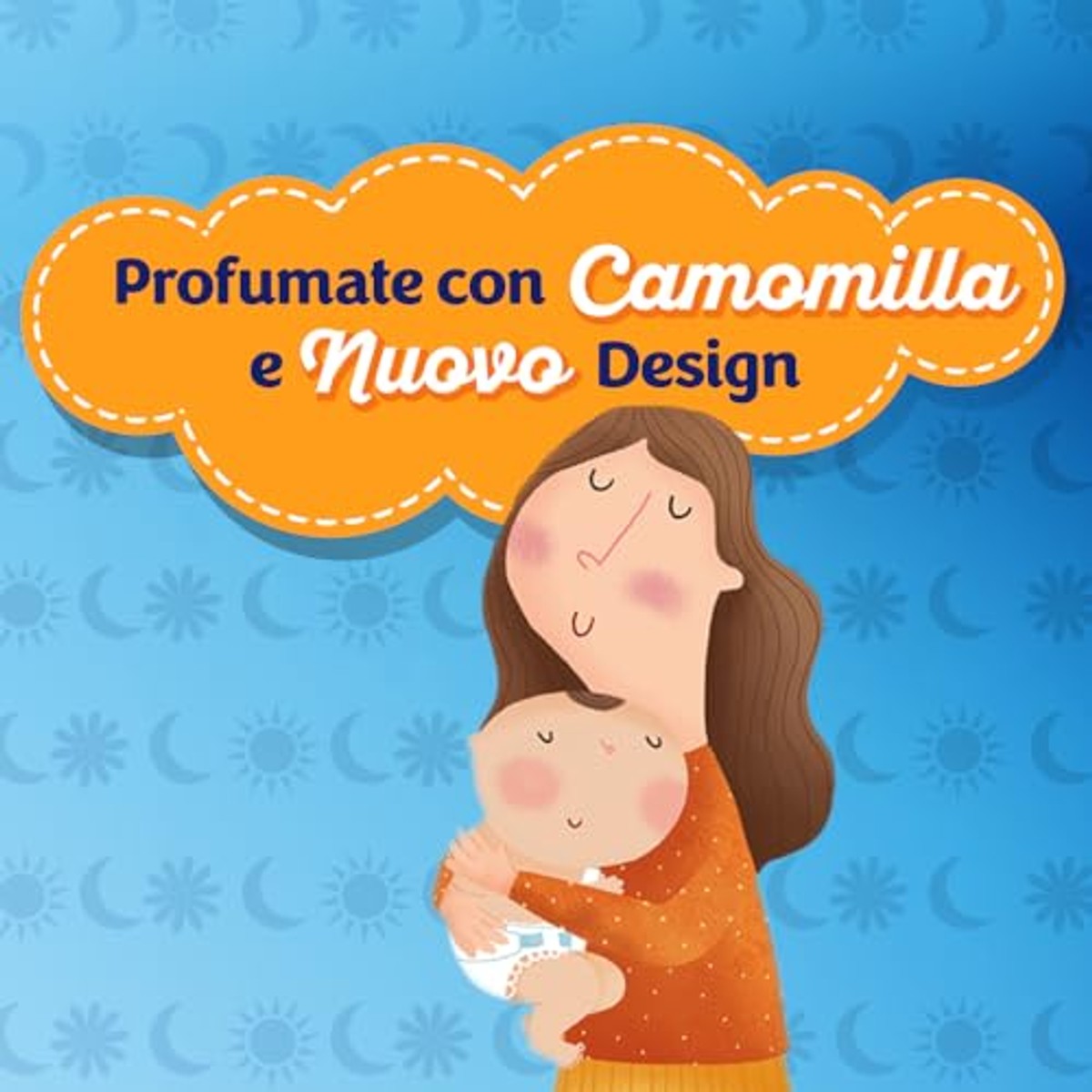 Pampers Doeken zon en maan met kamille, 936 doekjes - 3-pack