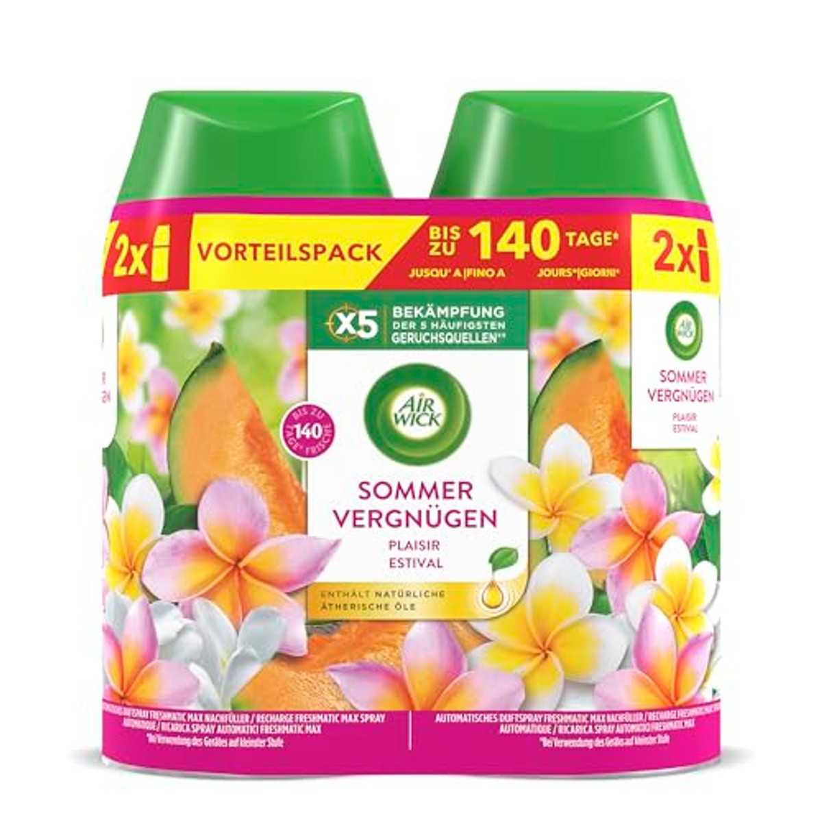 Air Wick Freshmatic Max Zomerplezier navulling 2 x 250 ml – Air Wick