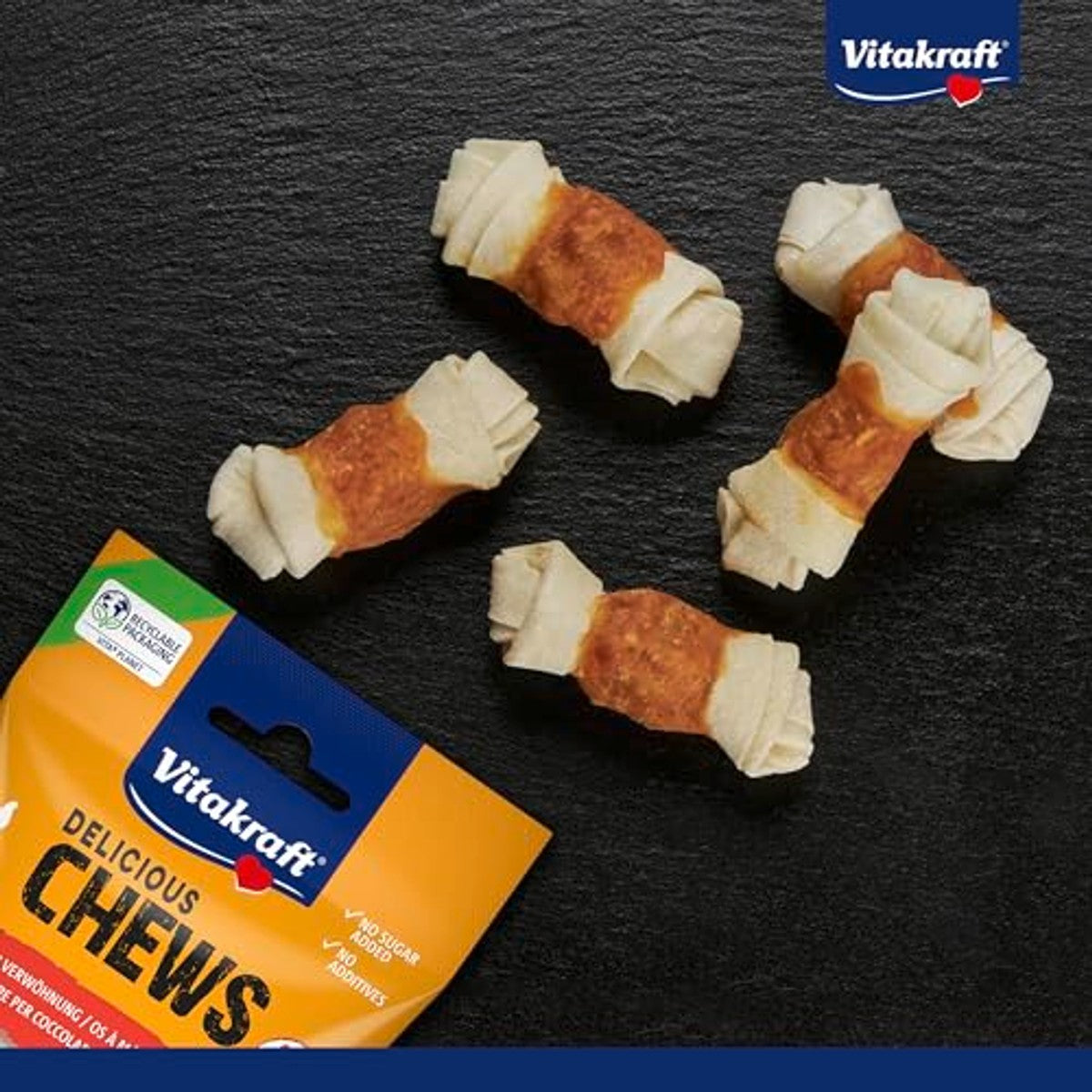 Vitakraft Chews hondensnack kauwknopen kleine hond 5 stuks - 6-pack