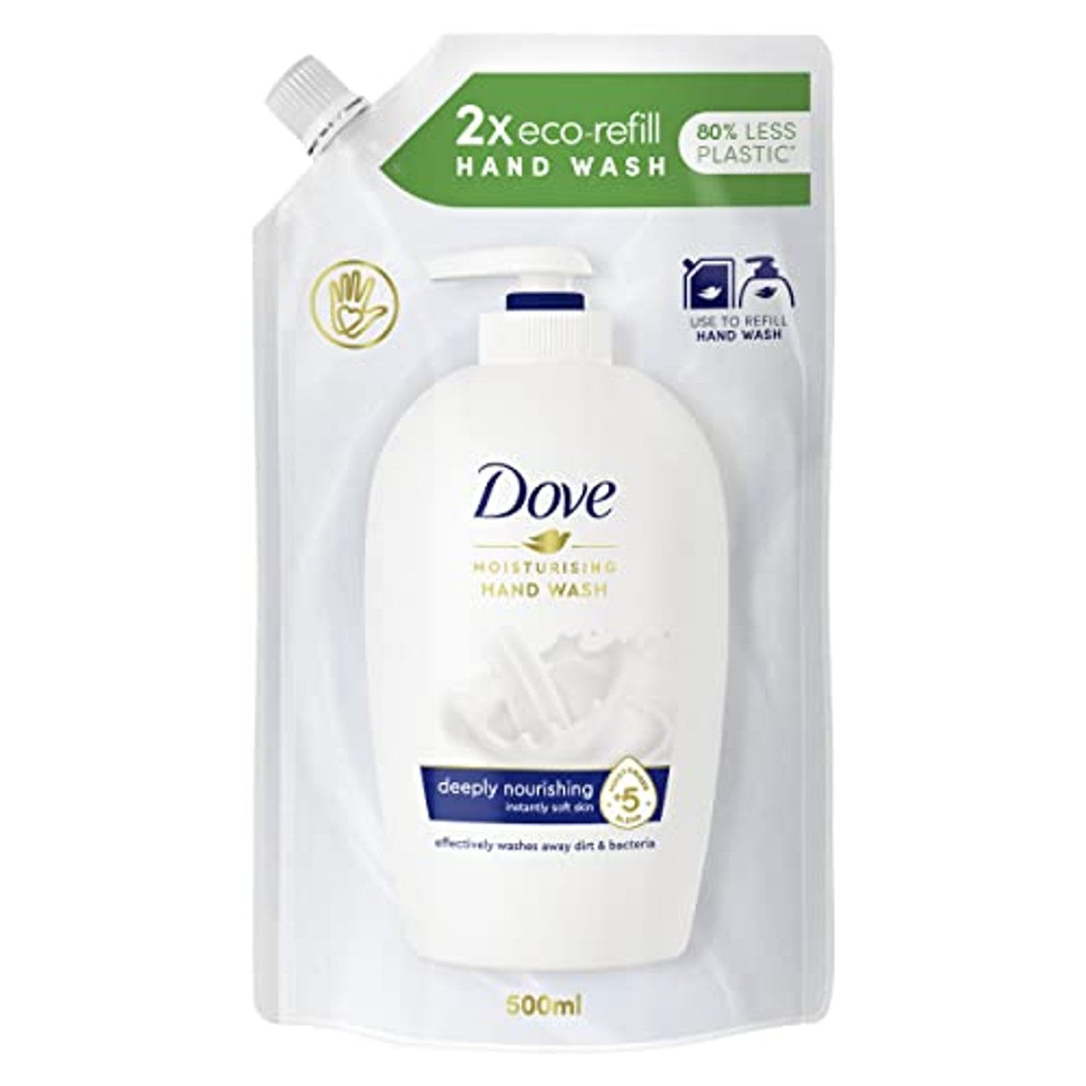 Dove Soap Nourishing Hand Wash Lotion Navulling, 10 x 500 ml – Dove