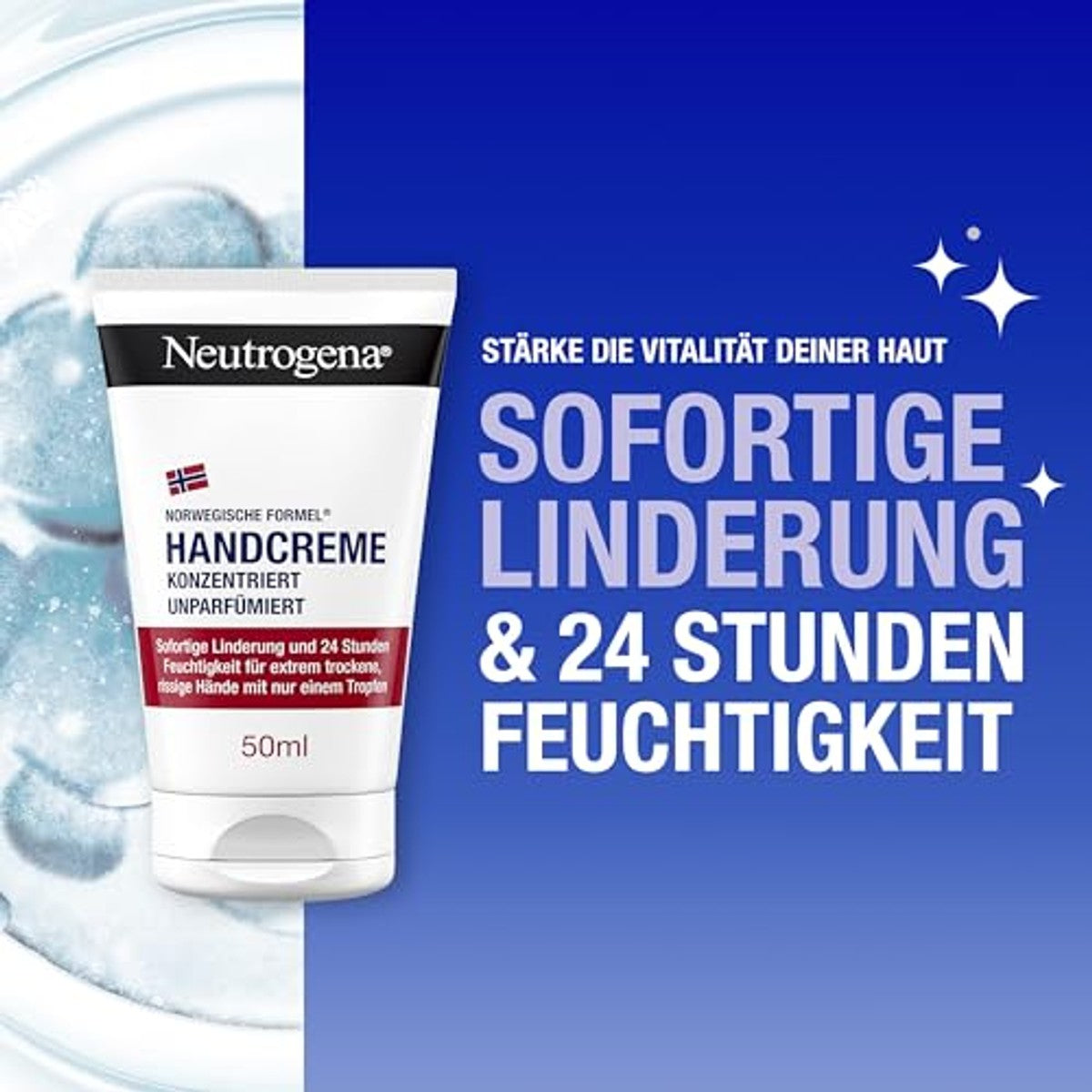 Neutrogena Geconcentreerde Handcrème Ongeparfumeerd 3 x 50 ml - Voordeelverpakking