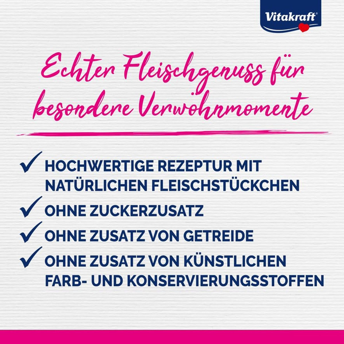 Vitakraft Poésie Délice, Meat Selection, nat kattenvoer in saus, met kip, met kalkoen, met rundvlees (1 pakket van 6 x 85 g) – Vitakraft