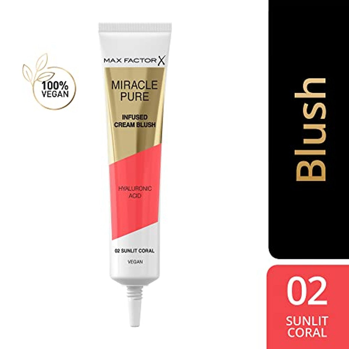 Max Factor Miracle Pure Cream Blush 02 Sunlit Coral - 3 stuks