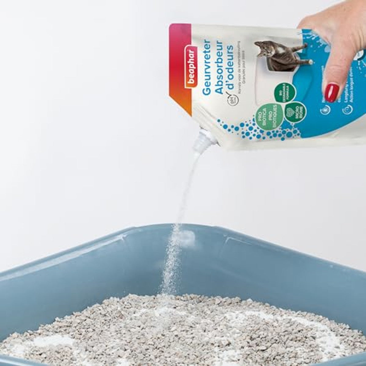 Beaphar Multi Fresh geurabsorber voor kattenbakken 400 g - 6-pack