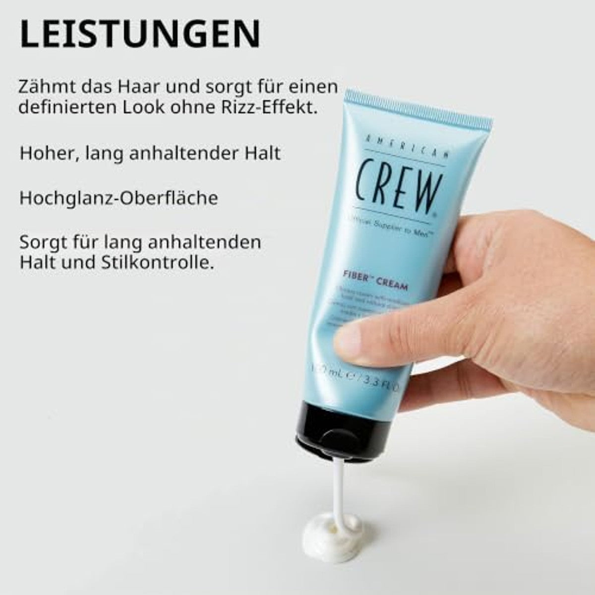 American Crew Fiber Cream Stylingcrème 100 ml (Verpakking van 2) - 3-pack