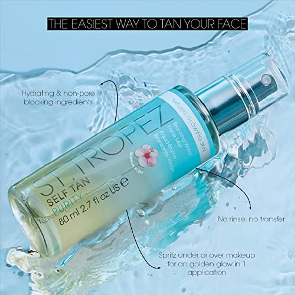St.Tropez Self Tan Purity Face Mist 80 ml – St.Tropez