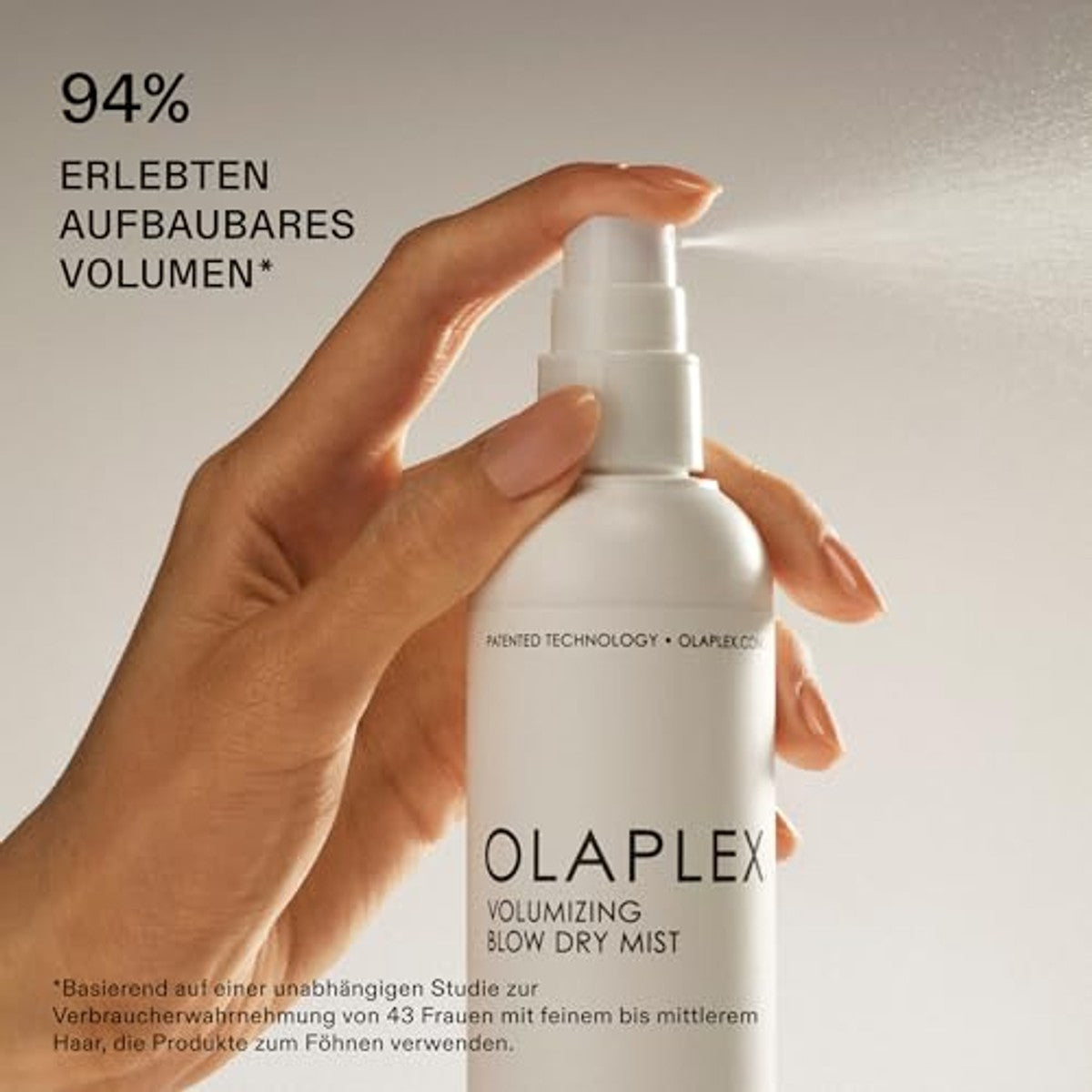 Olaplex Volumizing blow droge mist: gewichtloos volume, body & bounce | 450 ºF/232 ºC warmtebescherming | voor coily, krullend, steil en golf, 150 ml