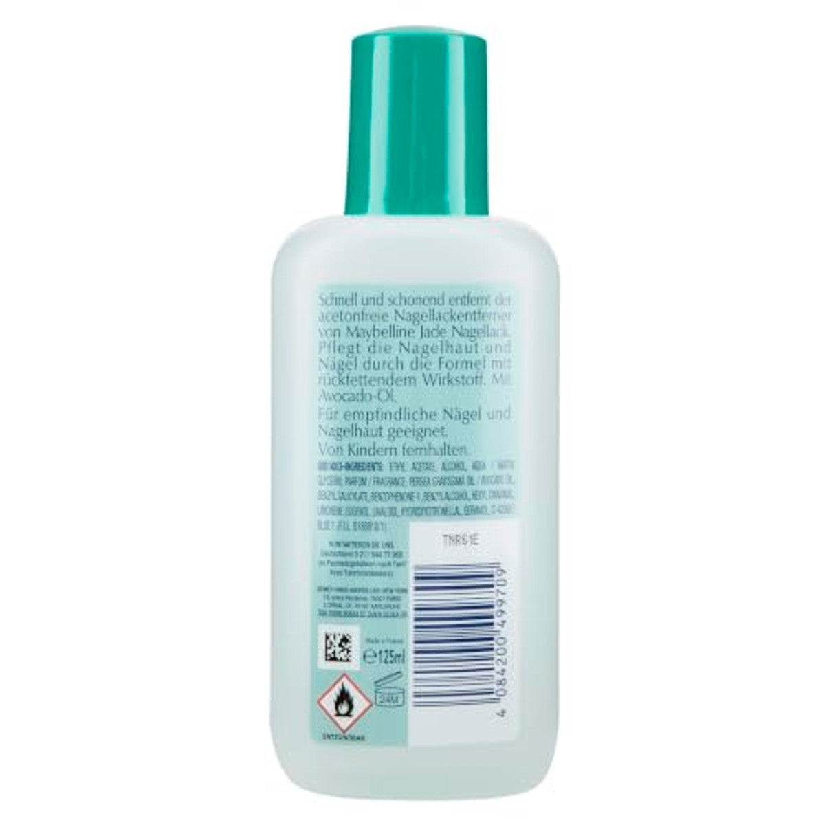 Maybelline Jade Nagellakverwijderaar zonder aceton, verzorgend, Express Nails, 125 ml – MAYBELLINE
