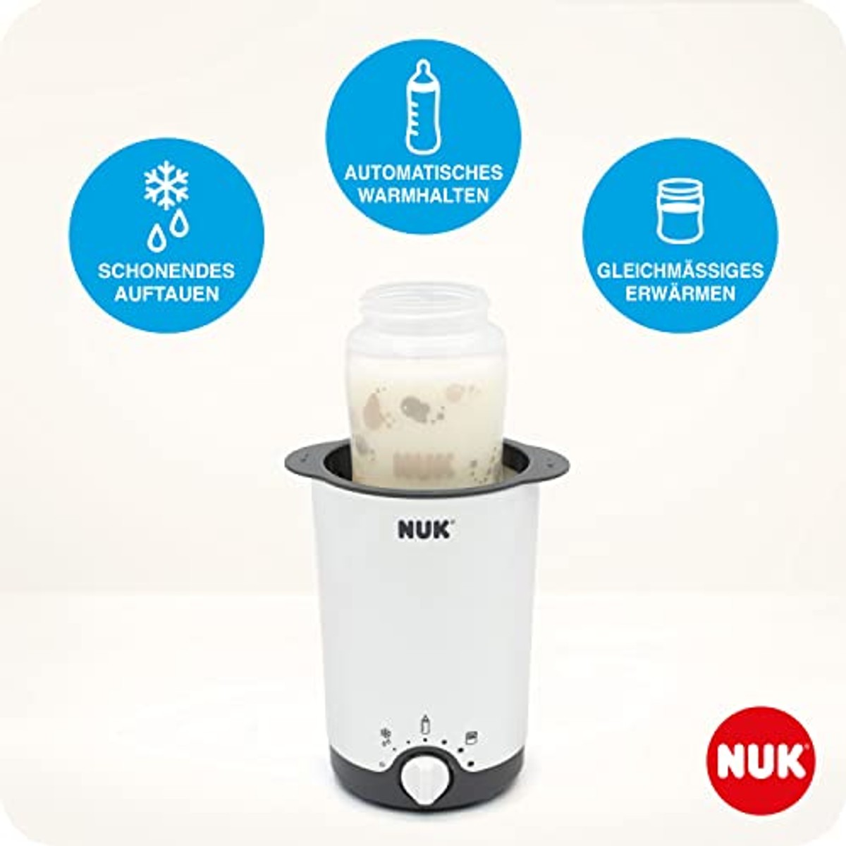 NUK Thermo 3-in-1 flessenwarmer – NUK