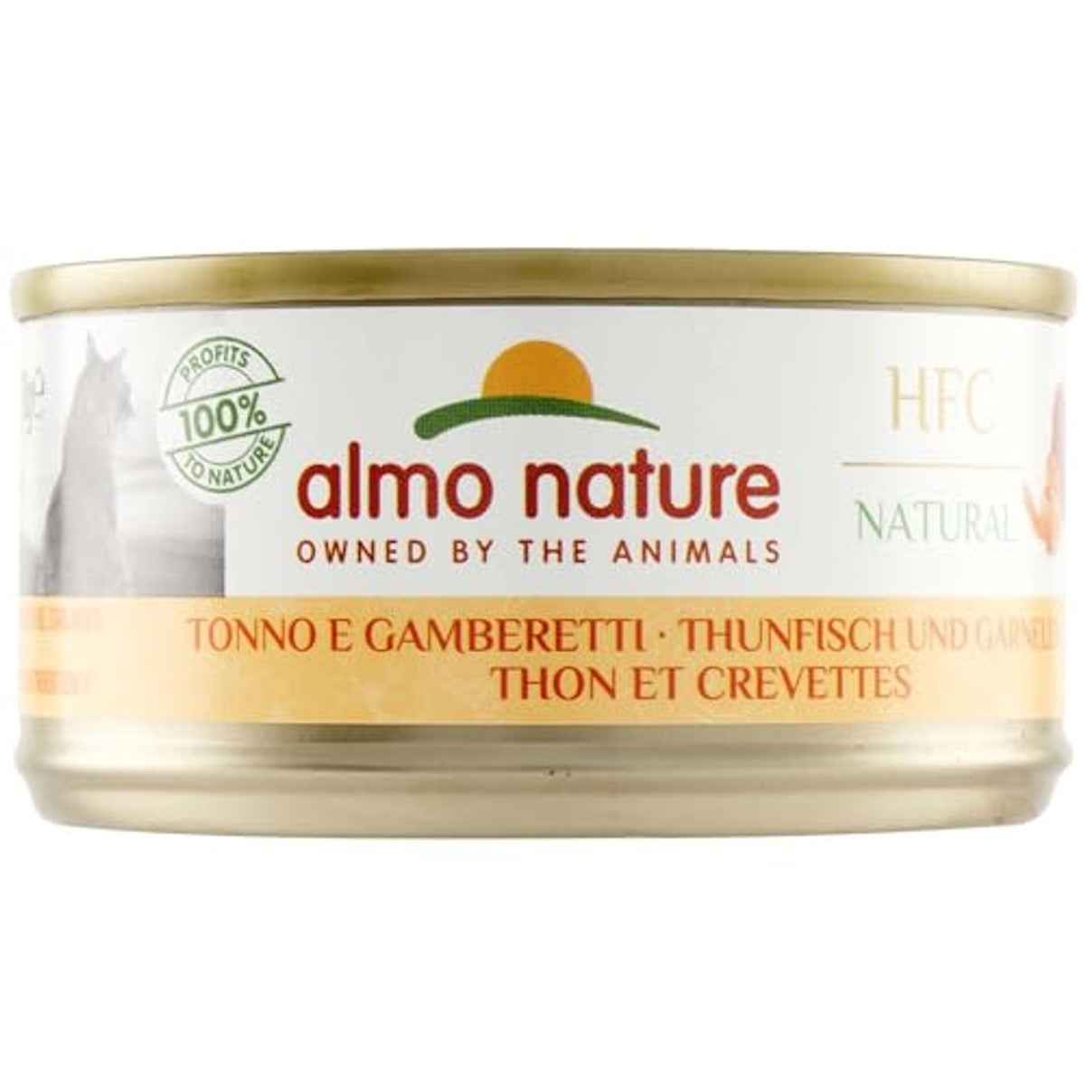 Almo Nature Kattenvoer Tonijn en Garnalen 70 g - 6-pack