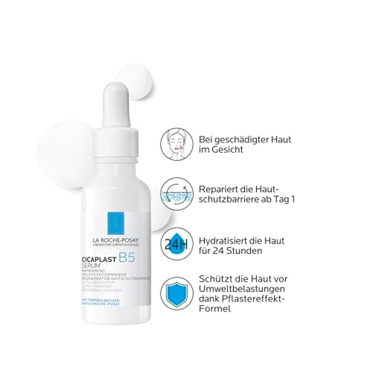 La Roche-Posay Cicaplast B5 Regenererend Gezichtsserum 30 ml - 6-pack