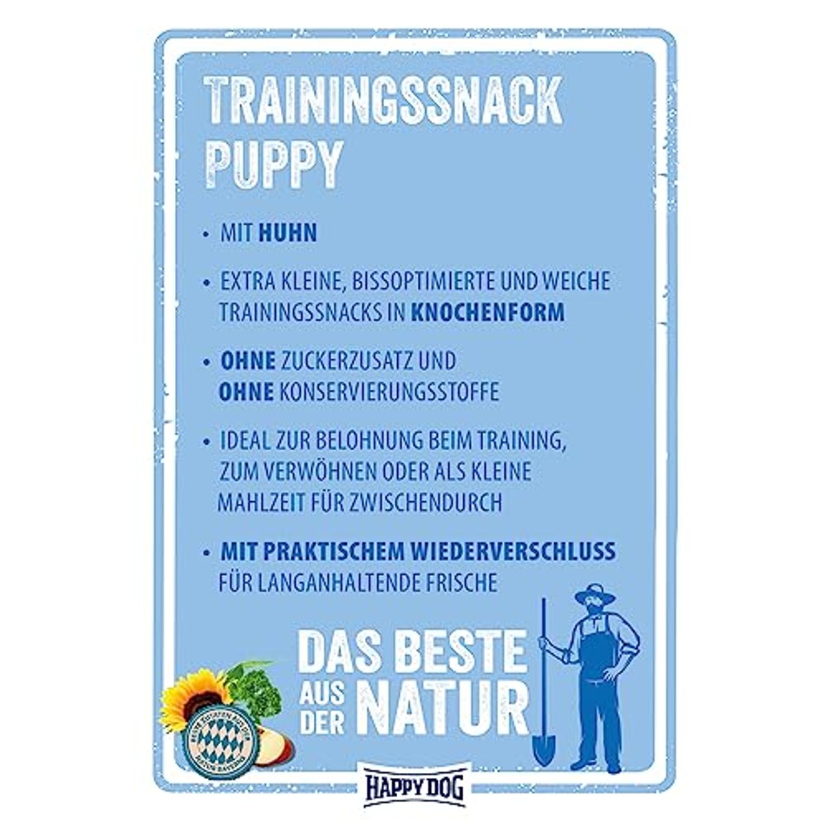Happy Dog NaturCroq Mini Snack Puppy 100 g – Happy Dog