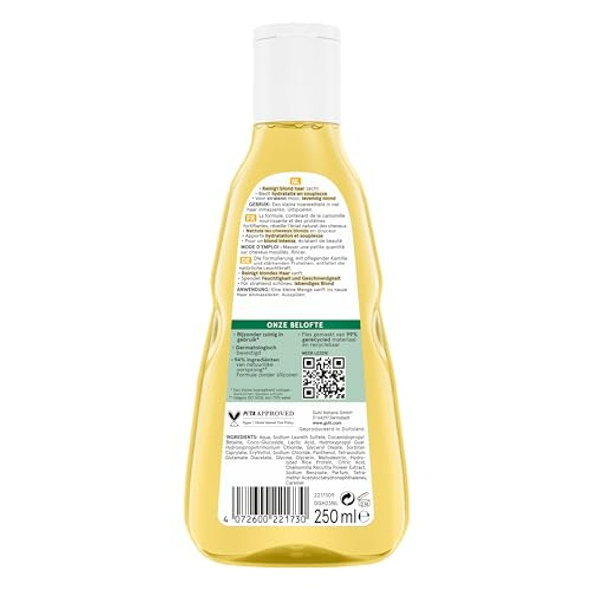 Guhl Colour Light Blonde Shampoo - 3 x 250 ml - Voordeelverpakking – foto 3