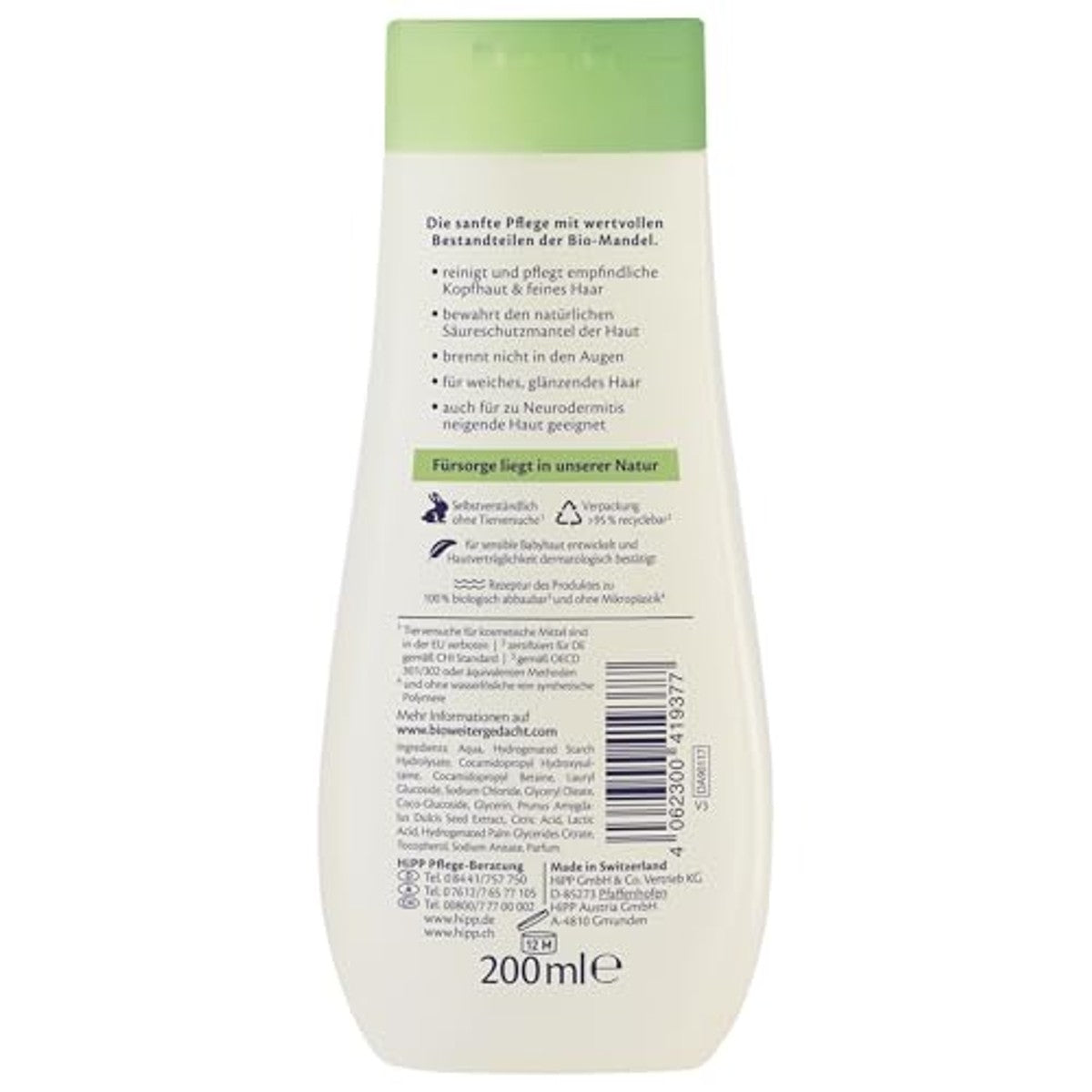 HiPP Babysanft Baby Shampoo 5 stuks – Hipp Babysanft