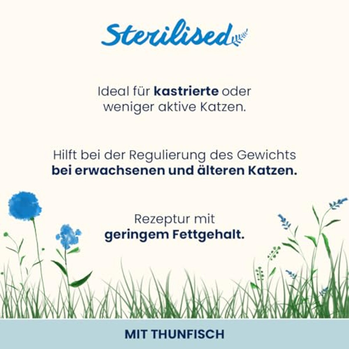 Almo Nature Functioneel - gesteriliseerd - natvoer voor volwassenen en volwassen katten, gesteriliseerd of weinig actief - met tonijn - laag vetgehalte, hydraterend - 70 g (verpakking van 30) – almo nature