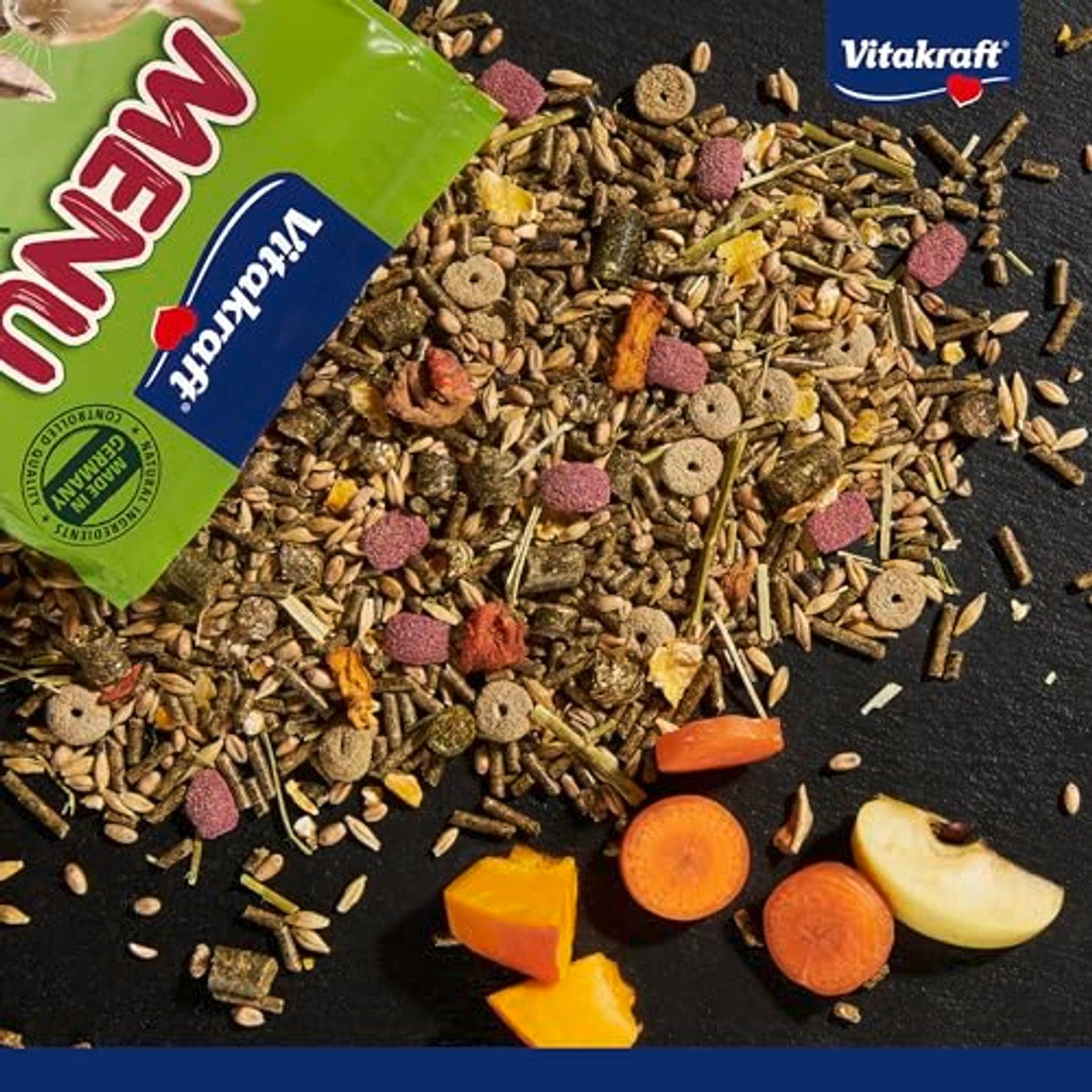 Vitakraft Voeding voor dwergkonijnen knaagdiervoer 1 kg - 6-pack