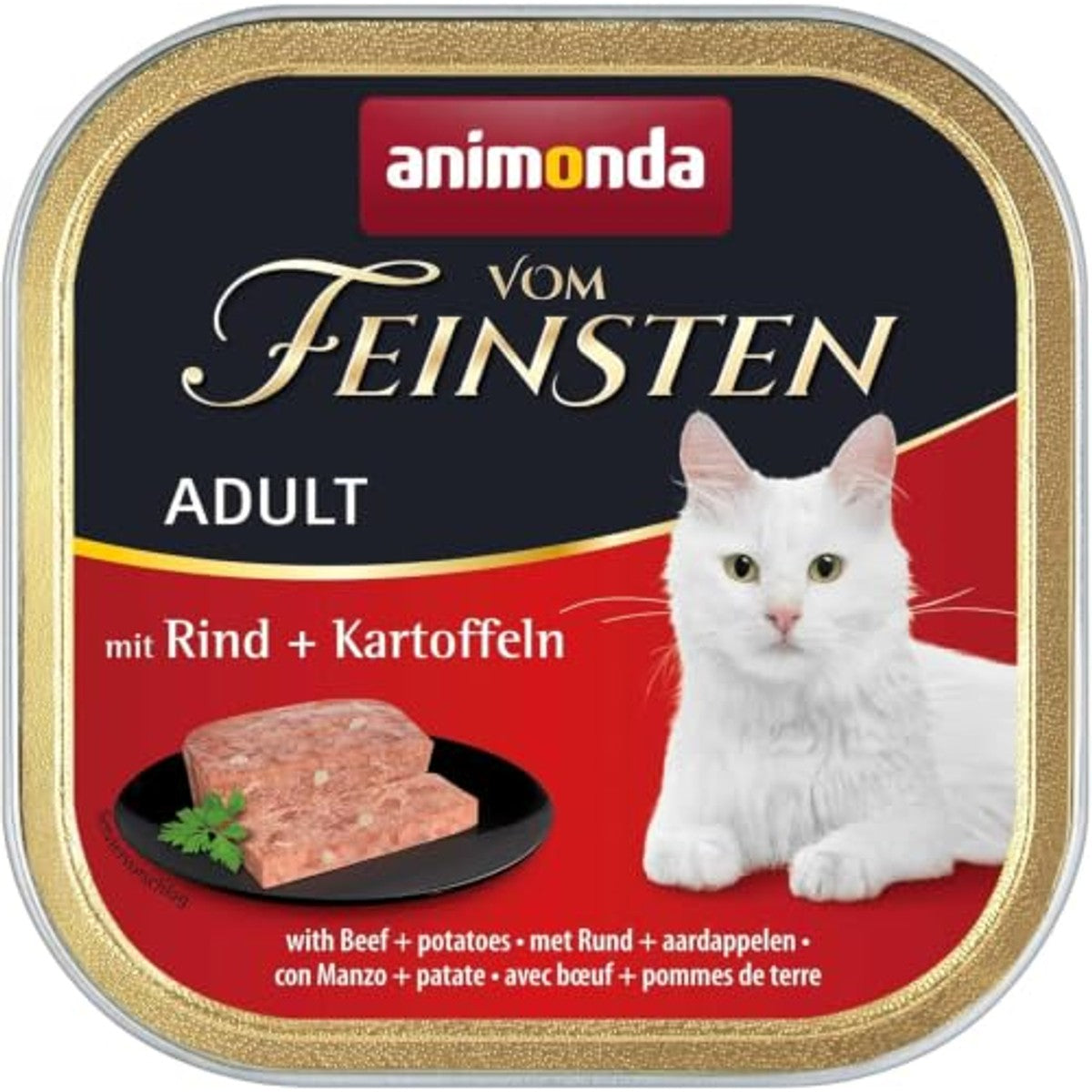 Animonda Exquise natvoer kattenvoer Rund + Aardappelen - 6-pack