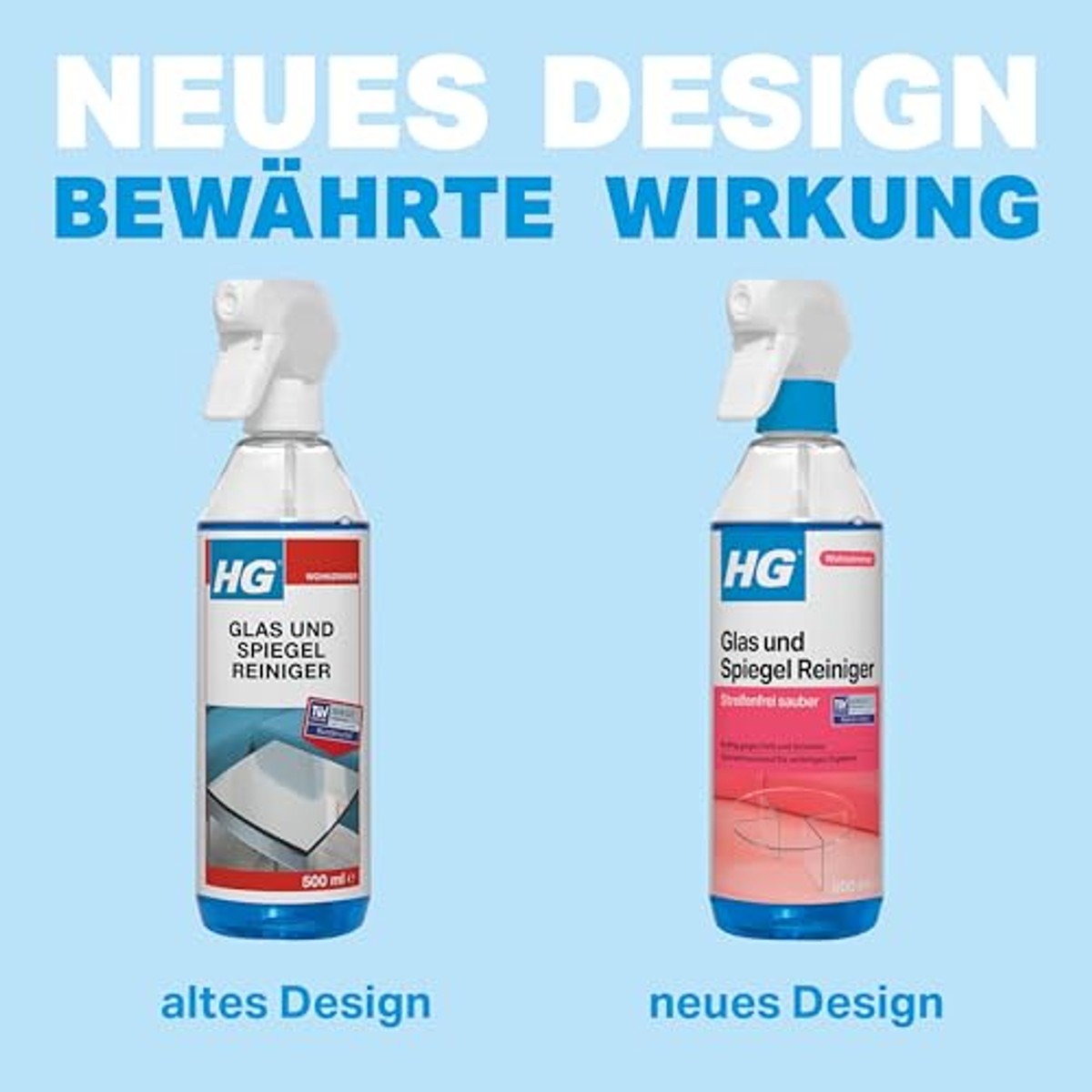 HG Glas- en spiegelreiniger 6 x 500 ml - Voordeelverpakking
