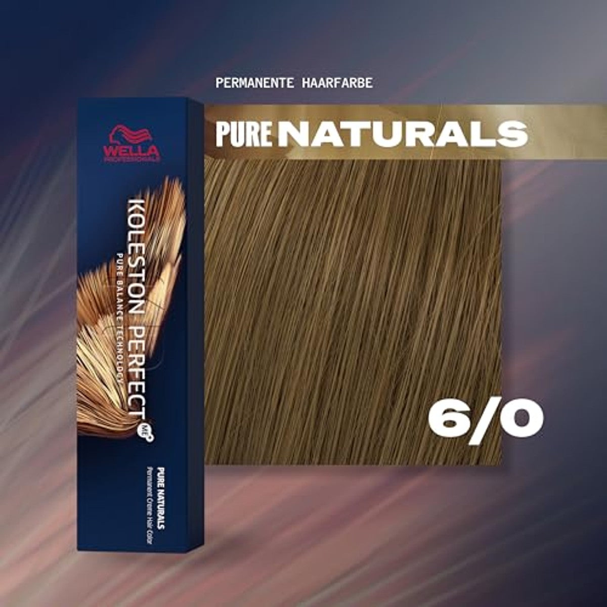 Wella Koleston Perfect Me+ Pure Naturals 6/0 donkerblond, 60 ml – Wella