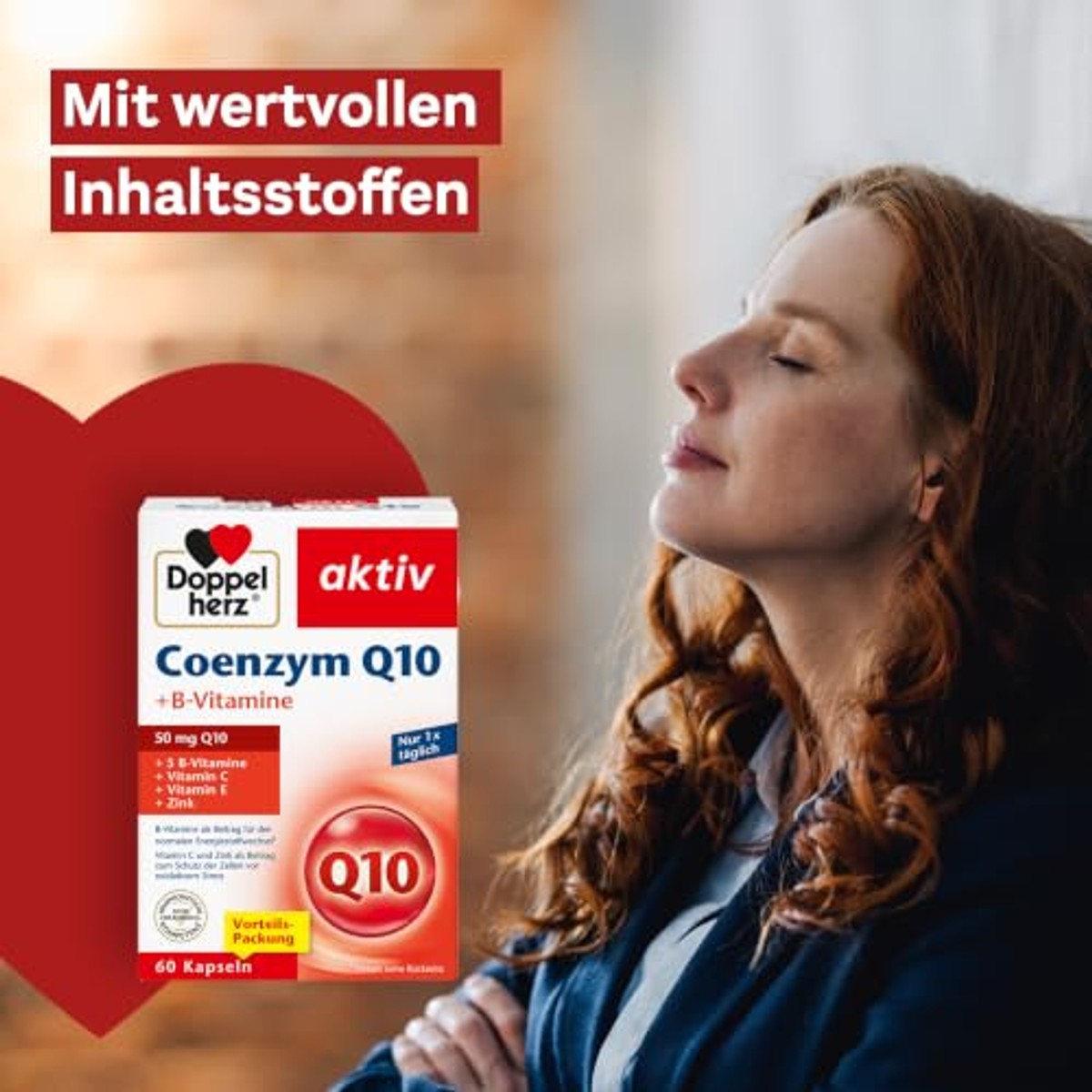 Doppelherz Coenzym Q10 + B-vitamines 60 Capsules - 6-pack