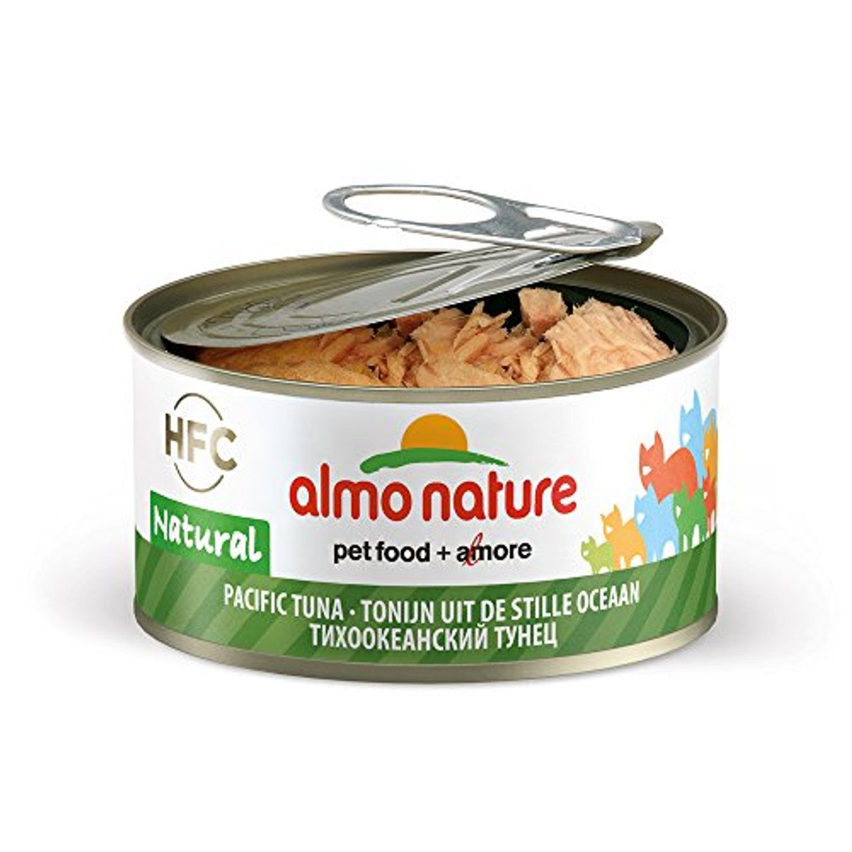 Almo Nature Tonijn uit de Stille Zuidzee Kattenvoer 24 x 70 g - 3-pack