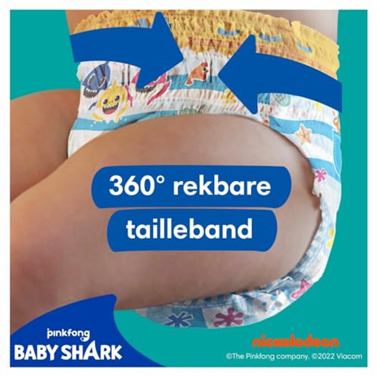 Pampers Splashers Baby Shark zwemluiers 5-6, 10 stuks, 14 kg+ – Pampers