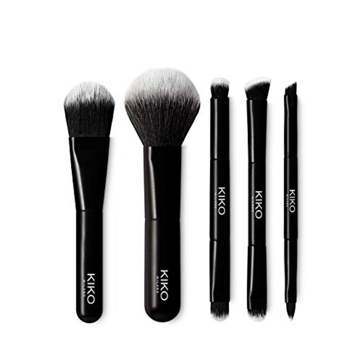 Kiko Milano Travel Brush Set Reisetui met 5 Penselen - 6-pack