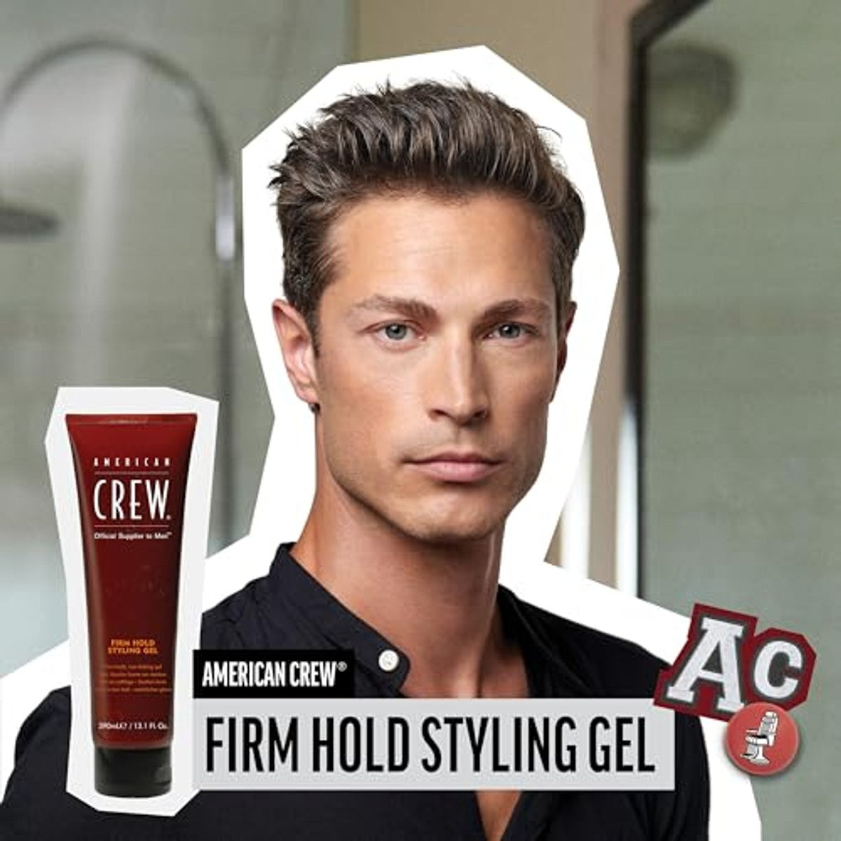 American Crew Firm Hold Styling Gel voor Mannen 250 ml - 6-pack