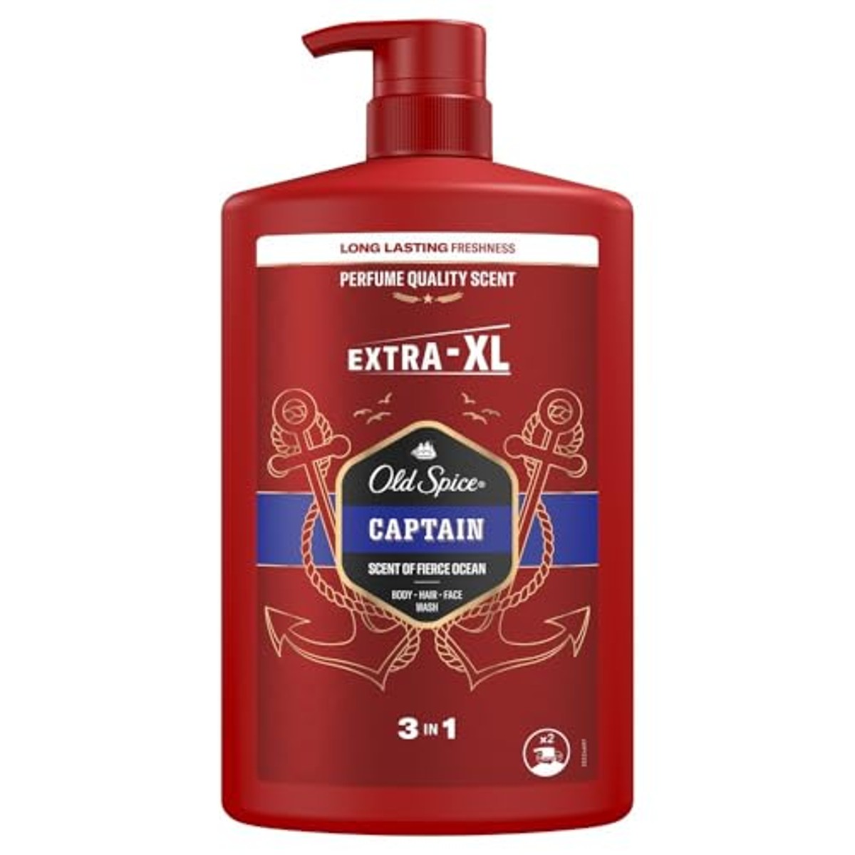 Old Spice Captain 3-in-1 douchegel 2 x 1000 ml – Old Spice