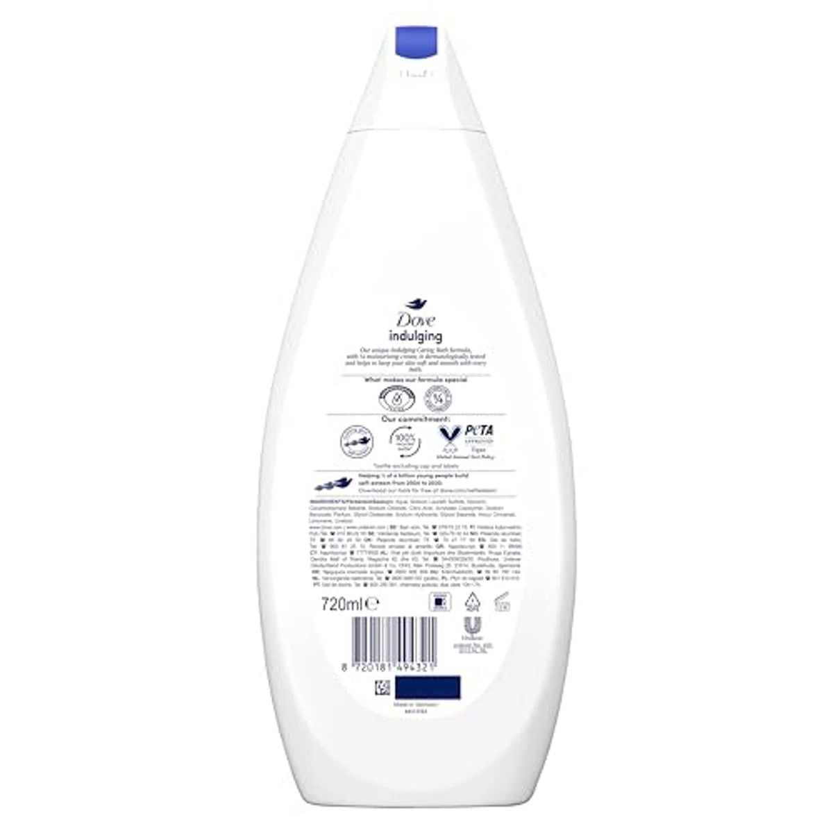 Dove Verzorgende douche met vochtinbrengende crème 6 x 720 ml - Voordeelverpakking