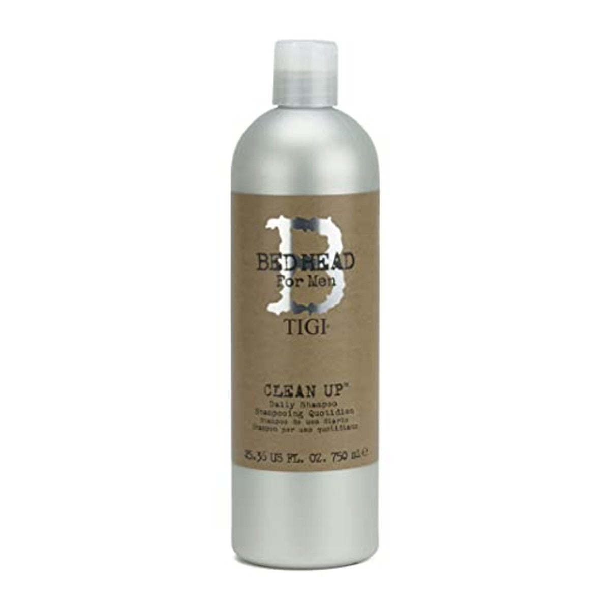 TIGI Bed Head for Men Clean Up Shampoo voor Normaal Haar 750 ml (Verpakking van 2) - 3-pack