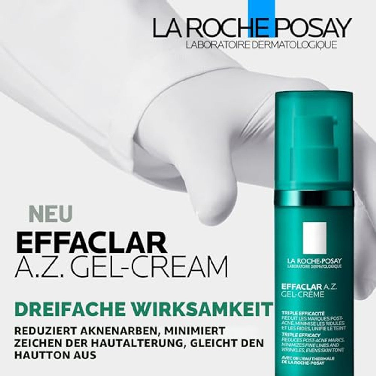 La Roche-Posay Effaclar A.Z. Gelcrème Anti-onzuiverheden en Anti-aging 40 ml
