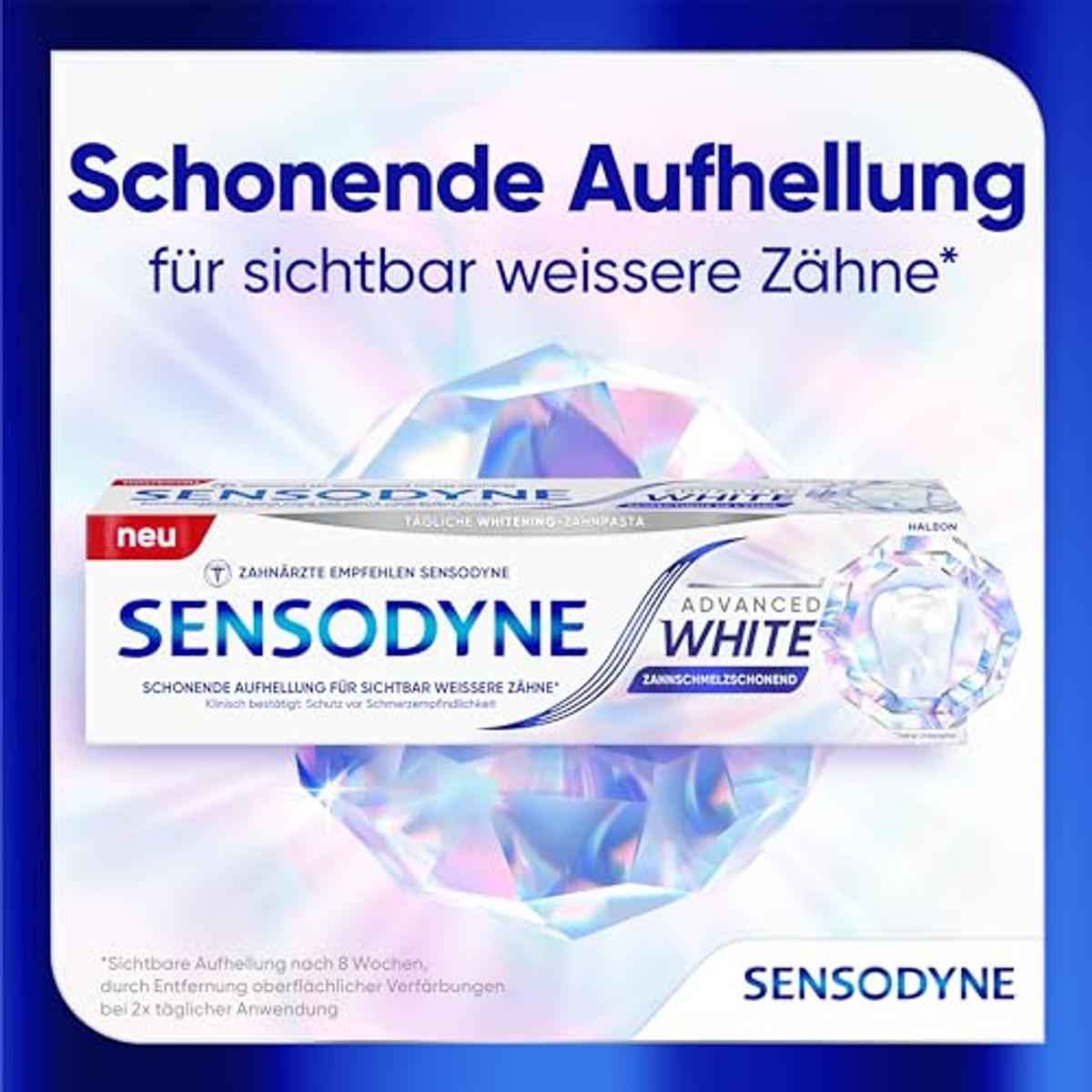 Sensodyne Advanced White Tandpasta 3 x 75 ml - Voordeelverpakking