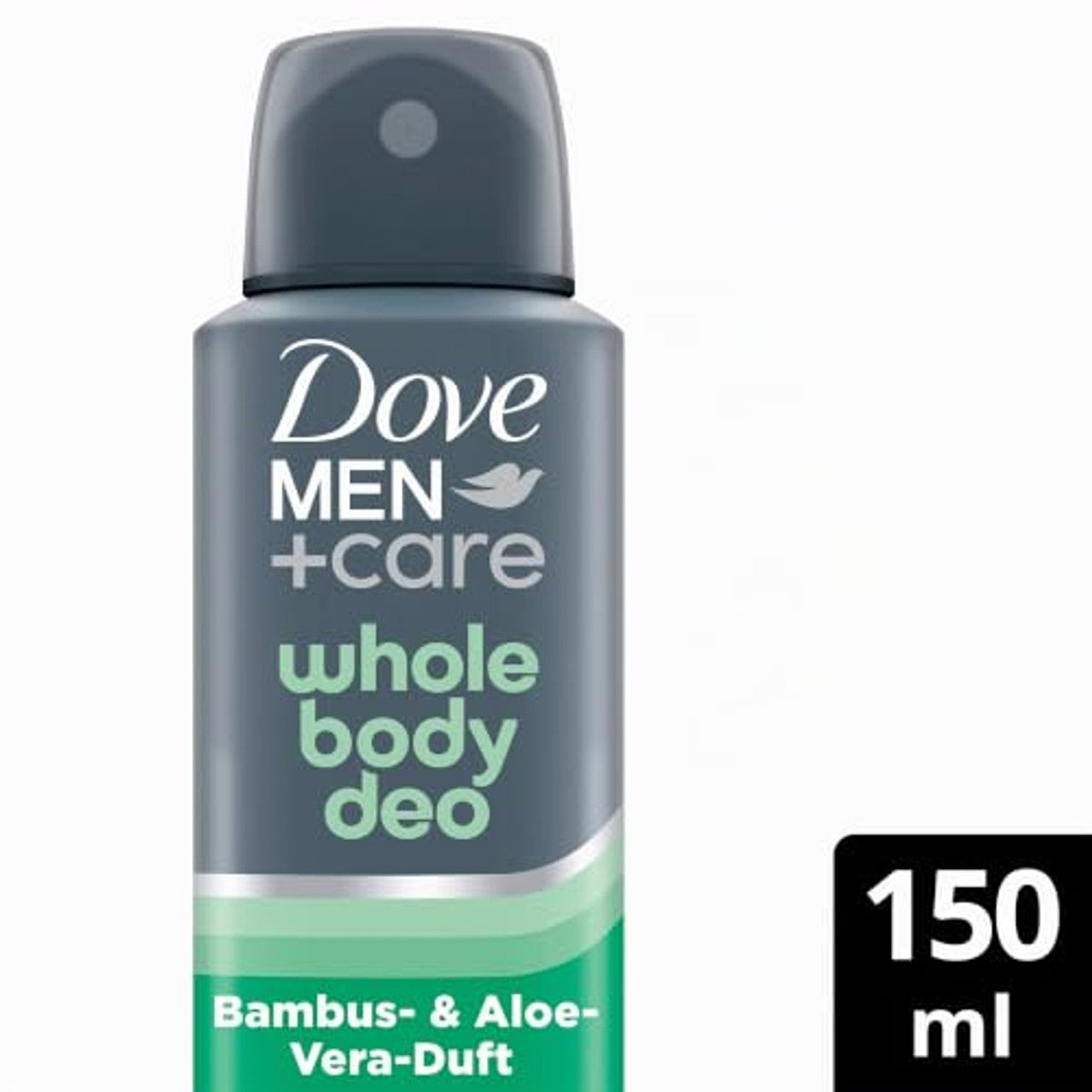 Dove Men+Care Whole Body Deo bamboe & aloë vera 150 ml (2 stuks) – Dove