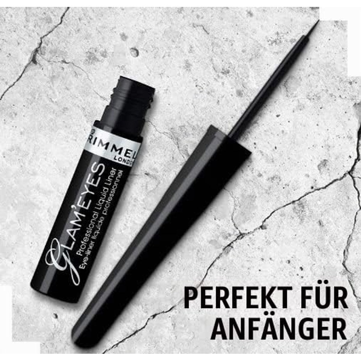 Rimmel London Glam'Eyes Liquid Liner Black Glamour 3,5 ml - 3 stuks