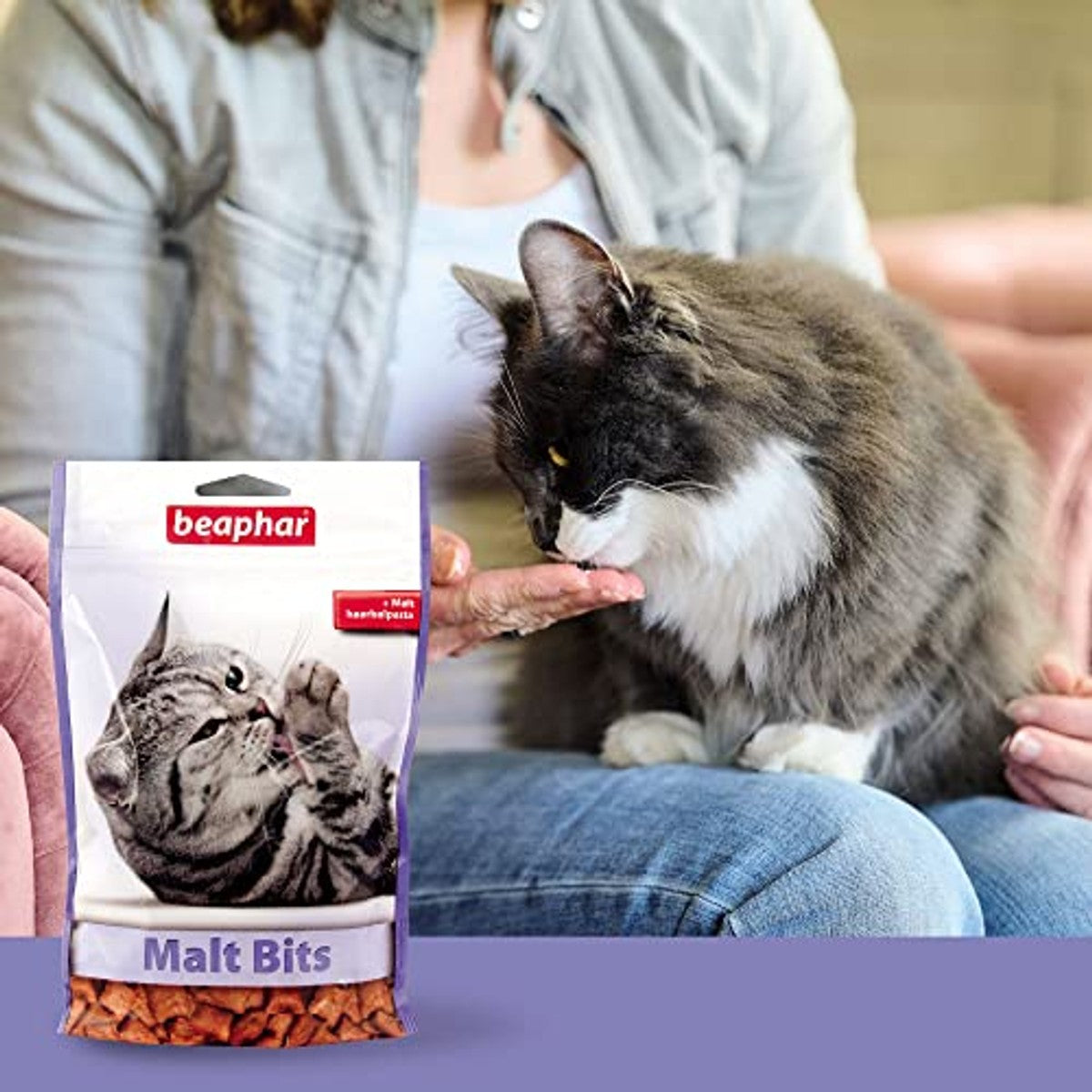 beaphar lekkernijen voor katten met mout 35 grs – beaphar