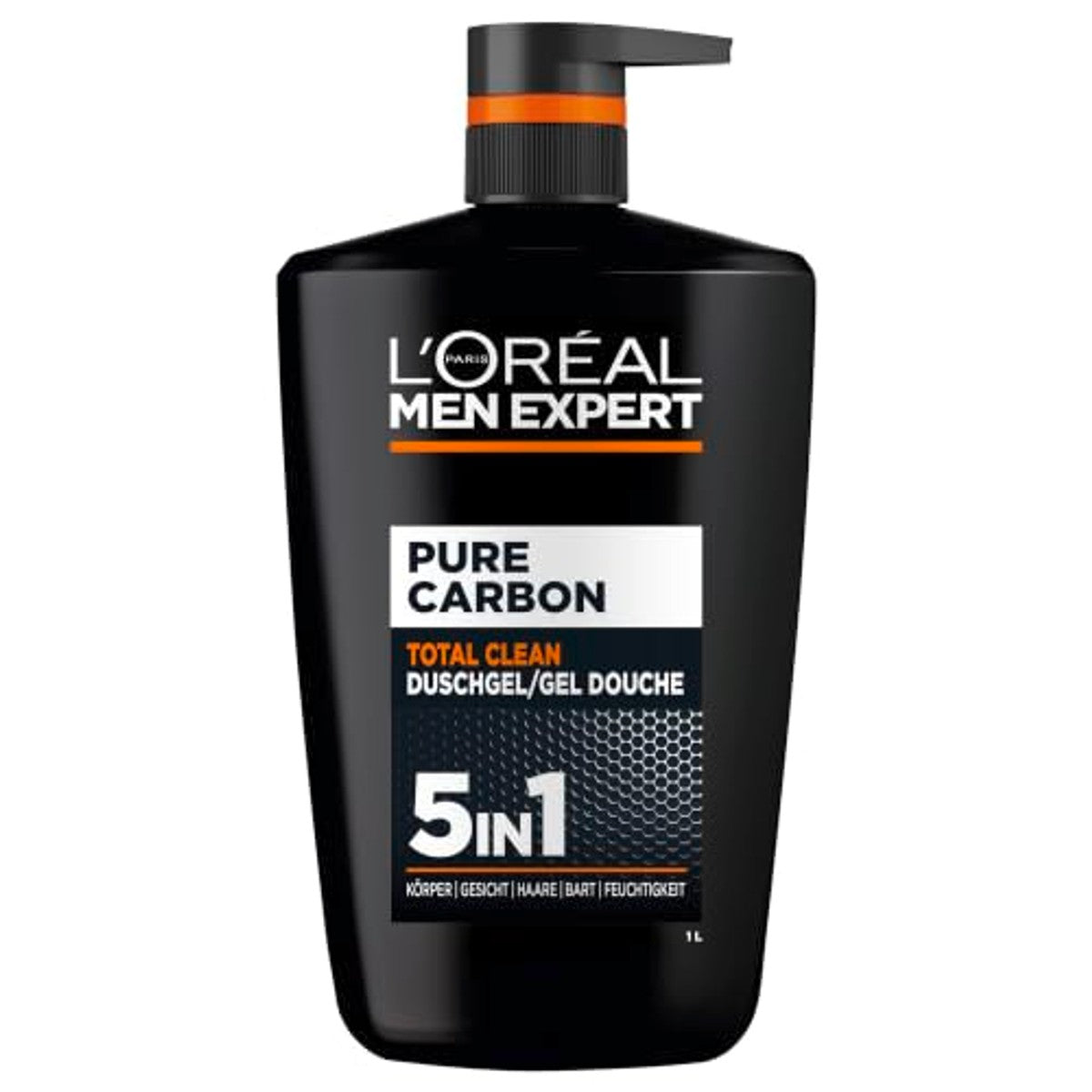 L'Oréal Paris Men Expert Pure Carbon douchegel 3 x 1000 ml - Voordeelverpakking