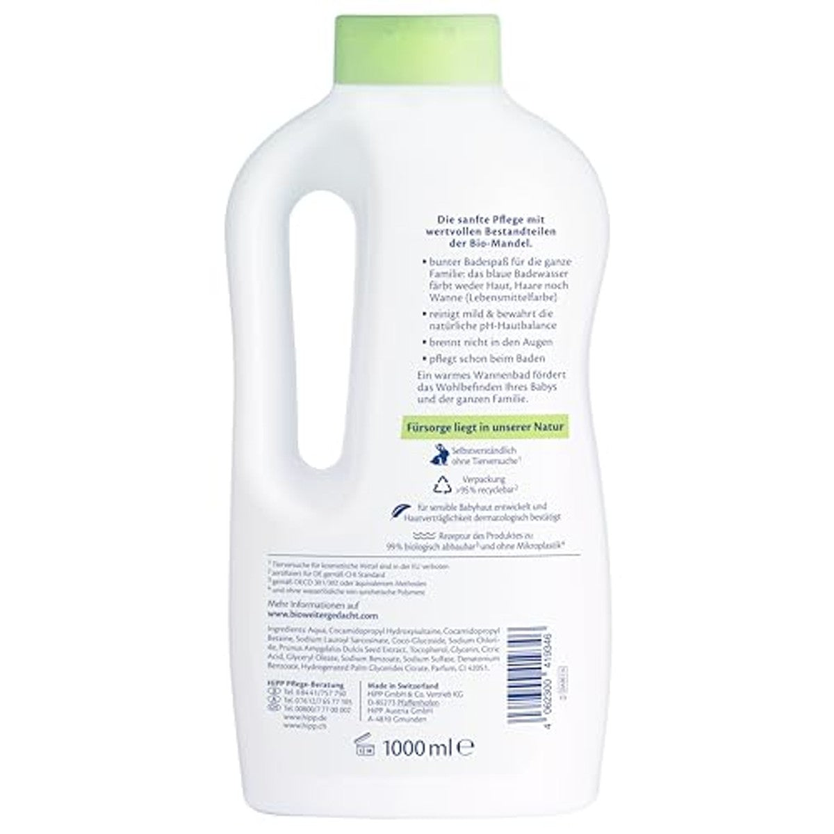 HiPP Babysanft Familiebad 3 x 1000 ml - Voordeelverpakking