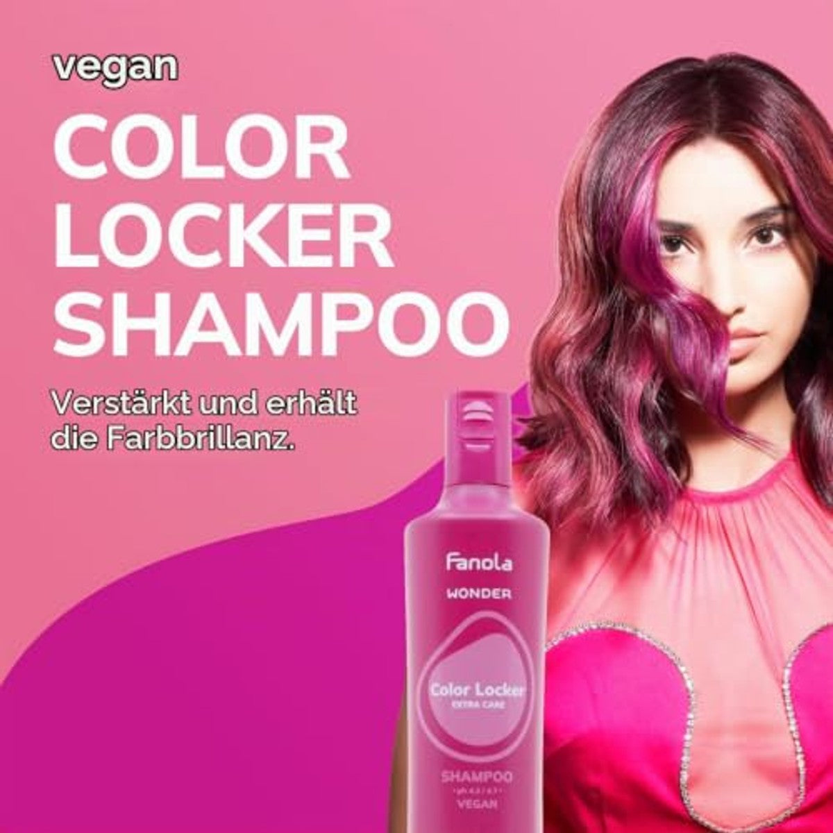 Fanola Wonder Color Locker Shampoo na Kleuring 1000 ml - 6-pack – foto 3