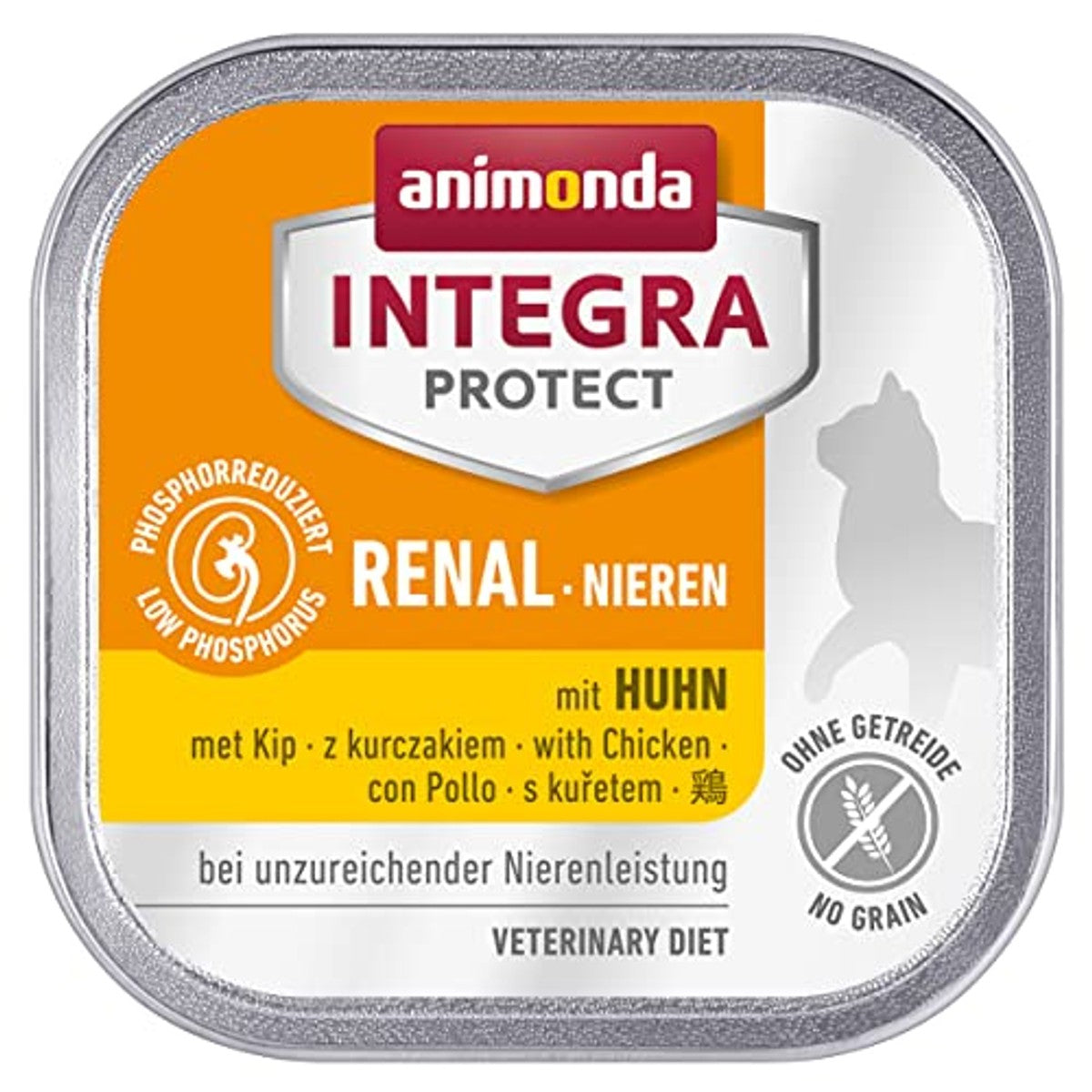 Animonda Integra Protect Nierkatten natvoer kattenvoer 16 x 100 g - 3-pack