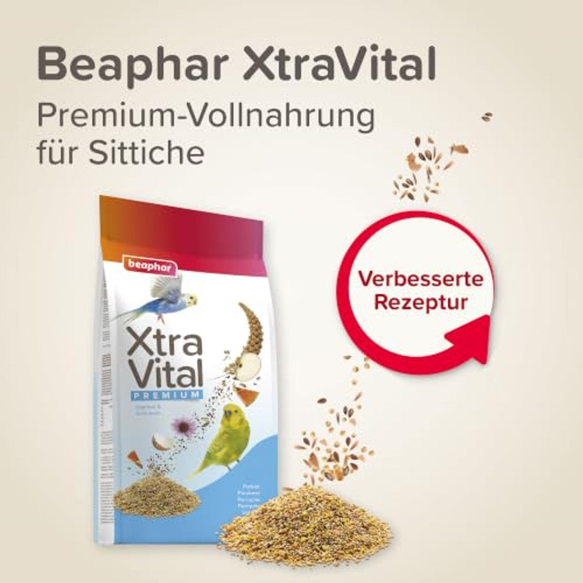 Beaphar XtraVital Parkietenvoer All-in-One 1 kg - 6-pack – foto 3