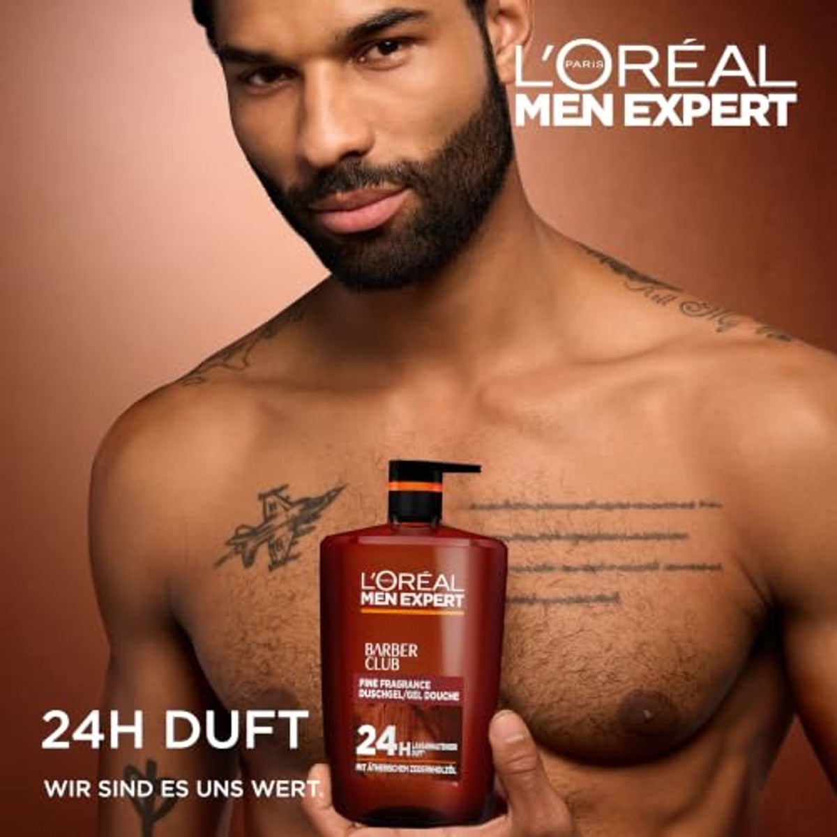 L'Oréal Men Expert Barber Club Douchegel 6 x 1000 ml - Voordeelverpakking