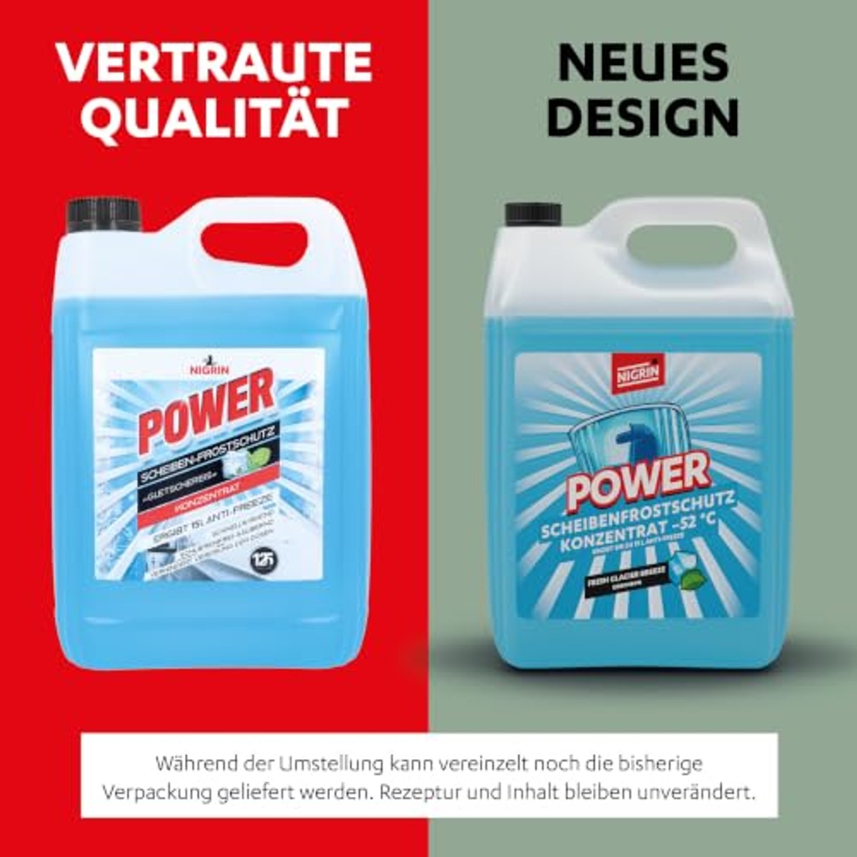 NIGRIN POWER Ruitenvorstbescherming concentraat 3 x 5 liter - Voordeelverpakking