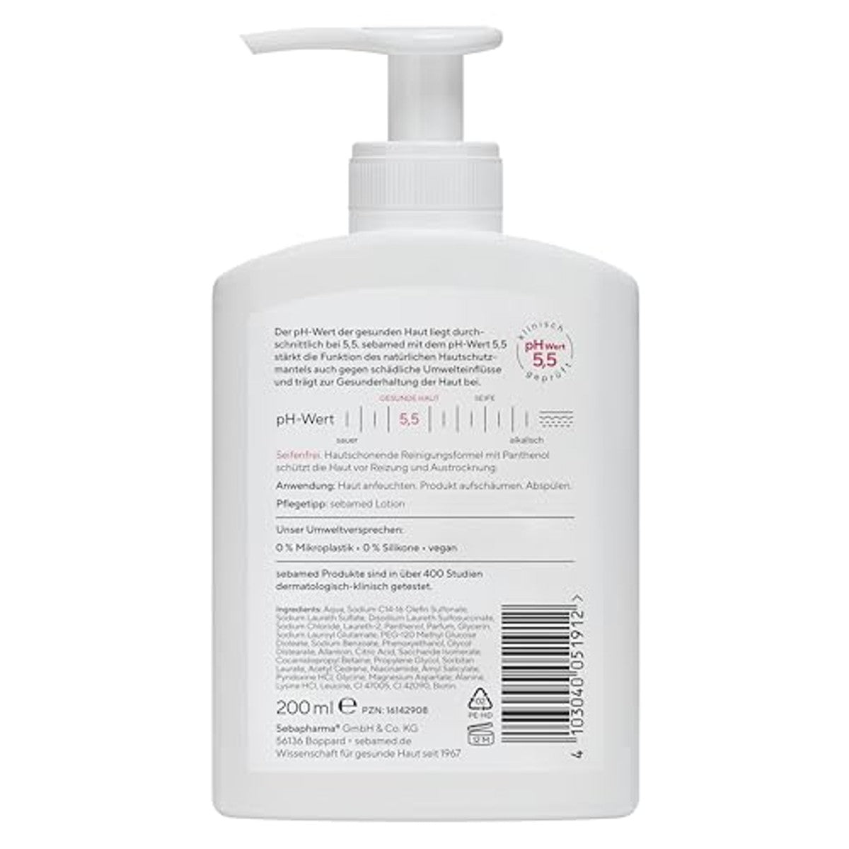 Sebamed Zeepvrije wasemulsie met dispenser 200 ml – Sebamed
