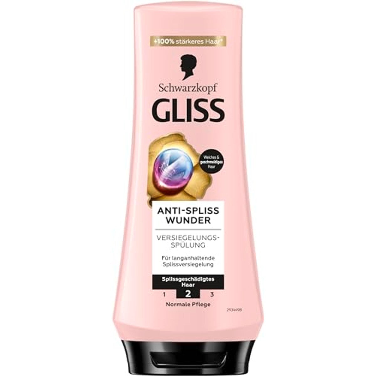 Gliss Anti-Splijten Wunder Spoeling 3 x 200 ml - Voordeelverpakking