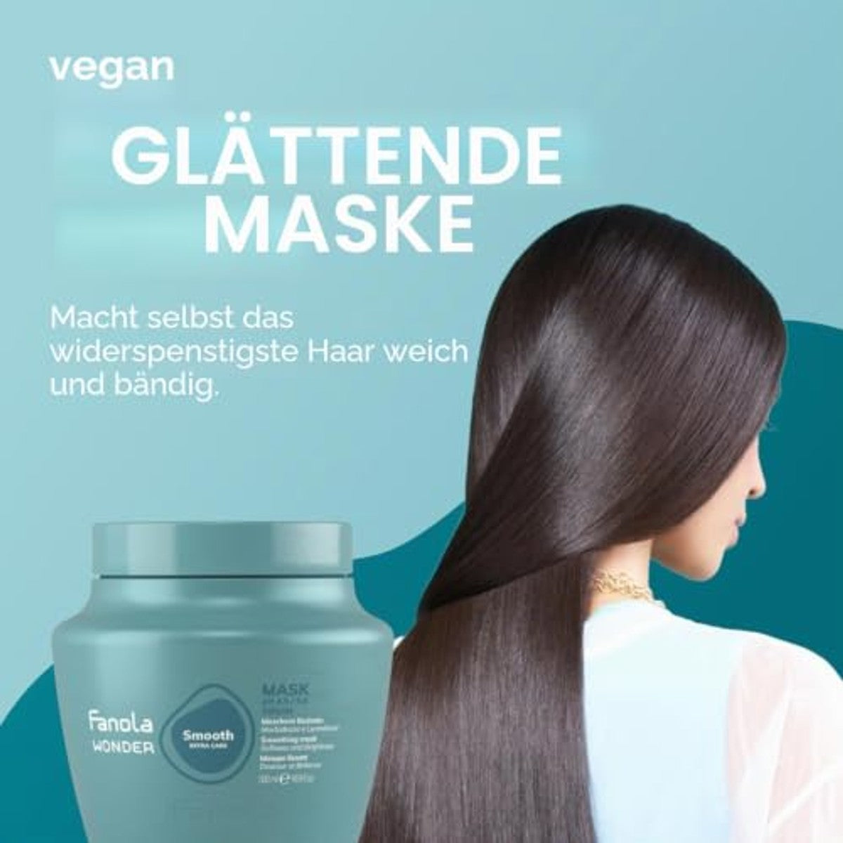 Fanola Wonder Smooth Extra Care Gladmakend Masker 1000 ml - 6-pack
