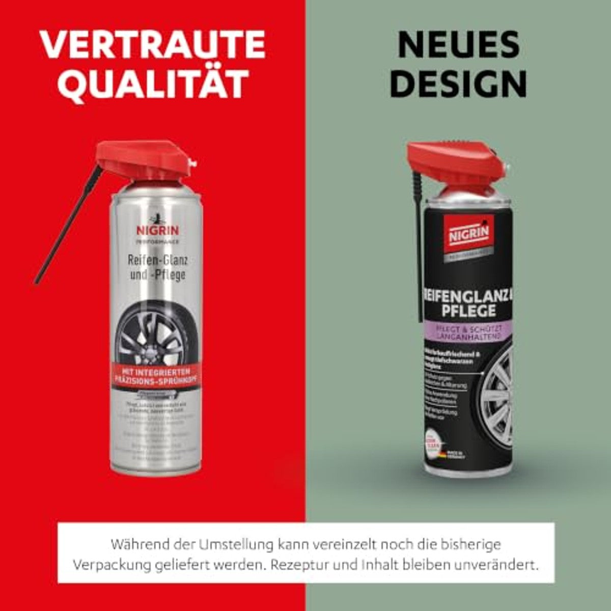 NIGRIN Performance Bandenglans & Verzorging 3 x 500 ml - Voordeelverpakking