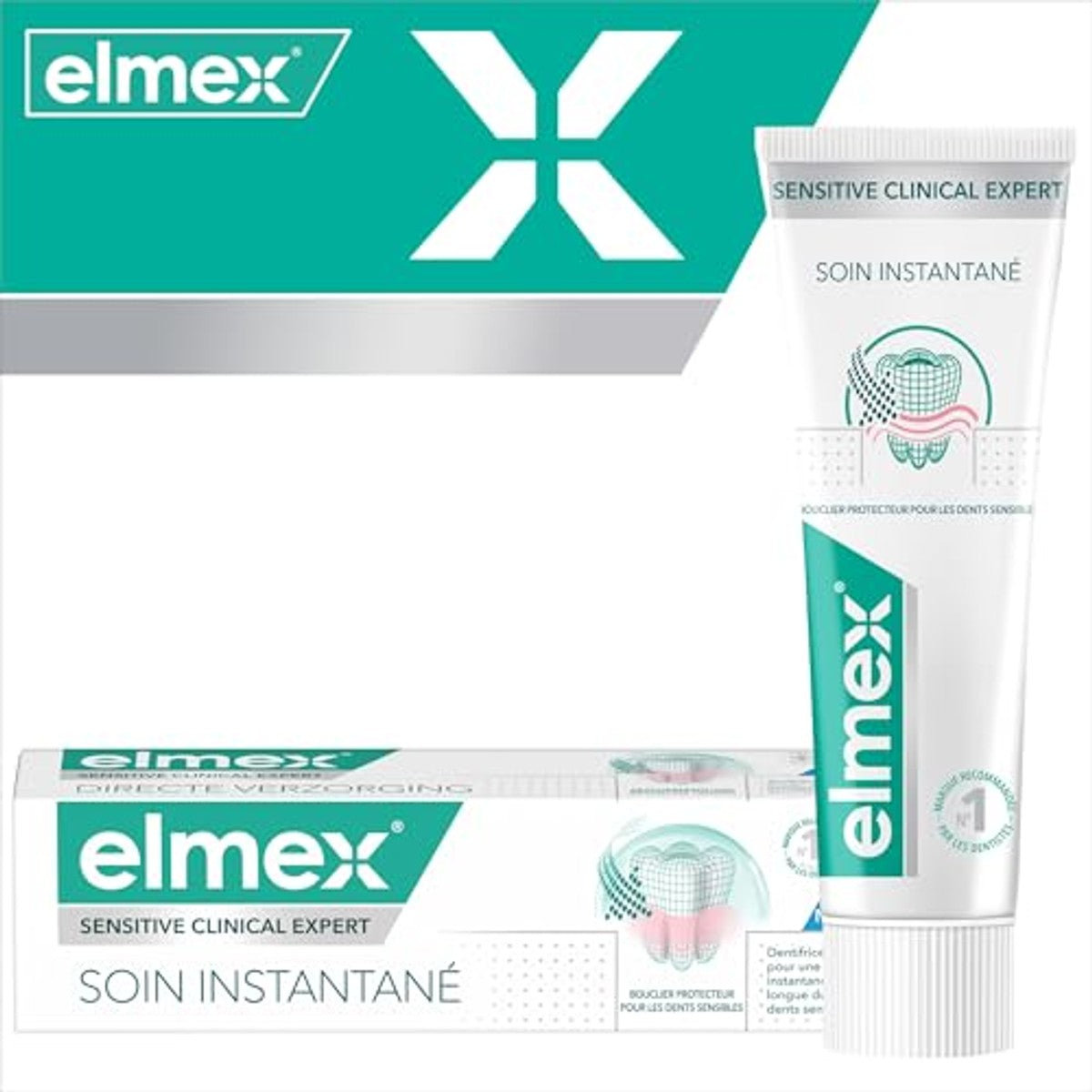 ELMEX Sensitive Instant Care Fluoride Tandpasta - 6-pack