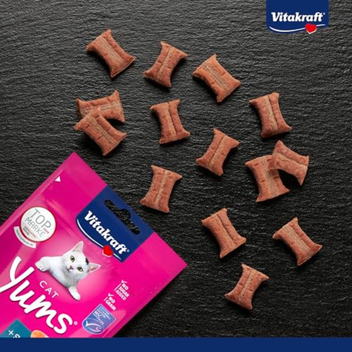 Vitakraft Cat Yums Zalm, 9-pack (9x40g) – Vitakraft